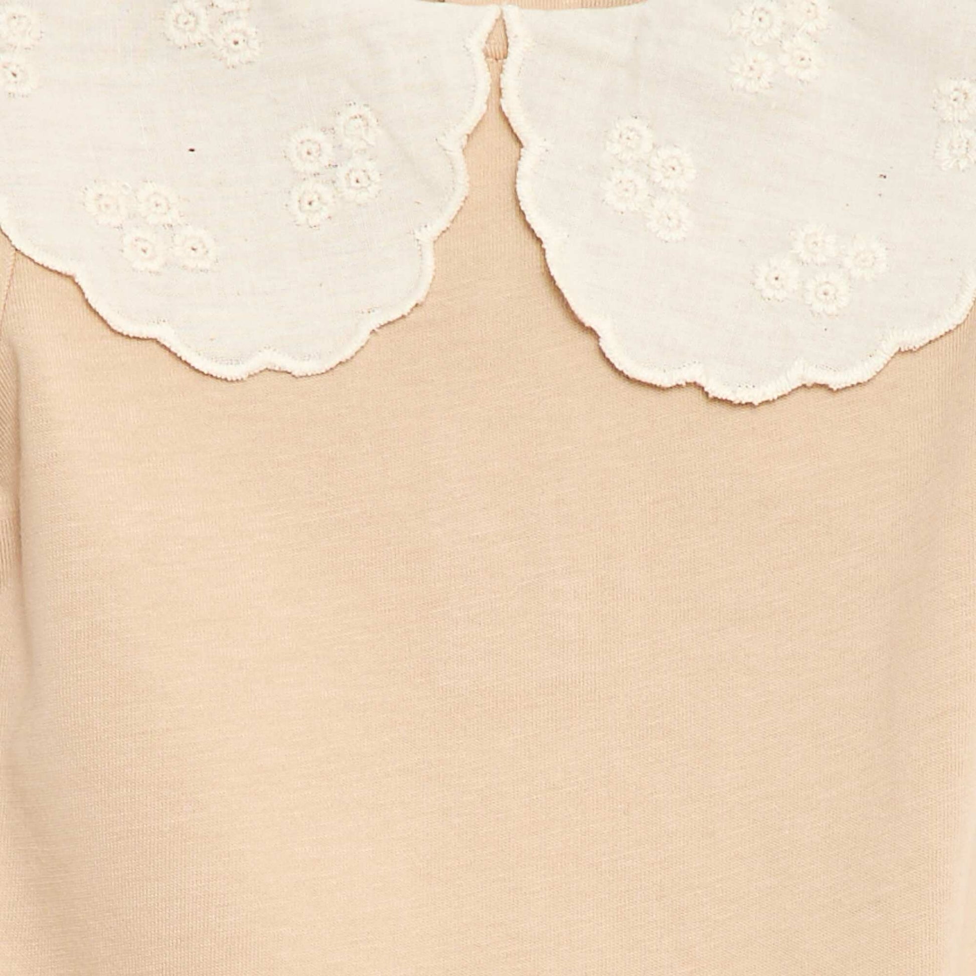 Body avec col claudine BEIGE
