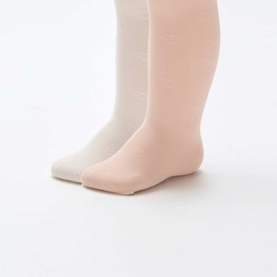 Lot de 2 collants légers imprimés ROSE