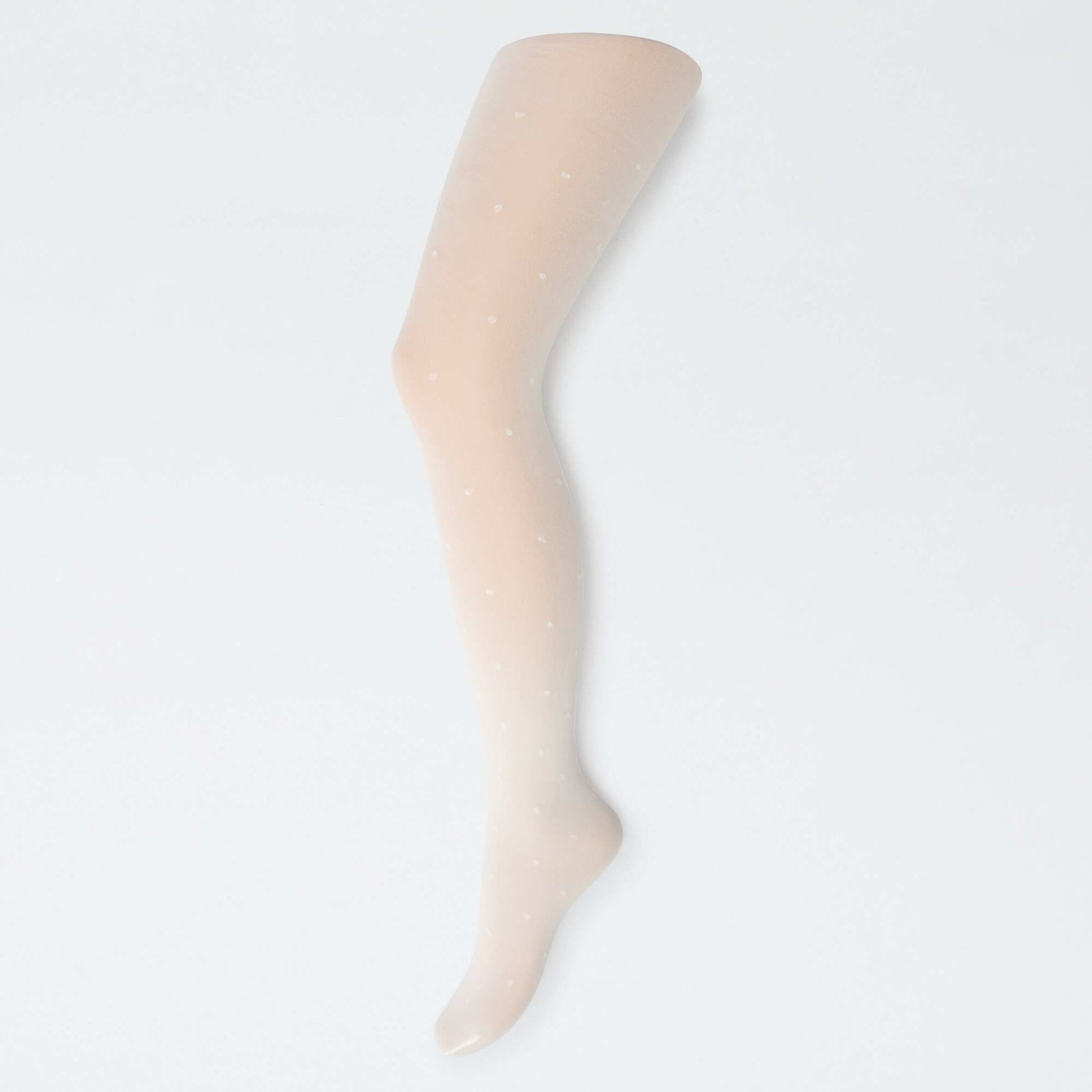 Lot de 2 collants légers imprimés BLANC/ROSE