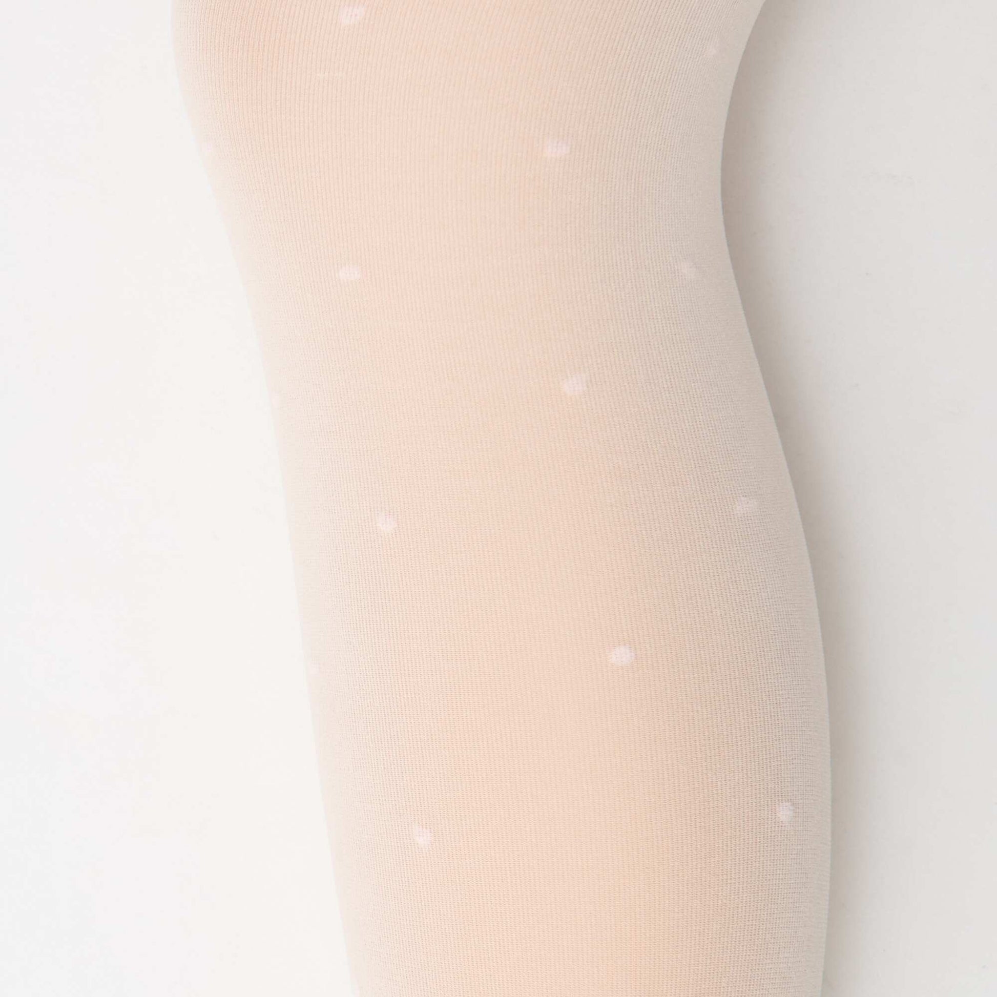 Lot de 2 collants légers imprimés BLANC/ROSE