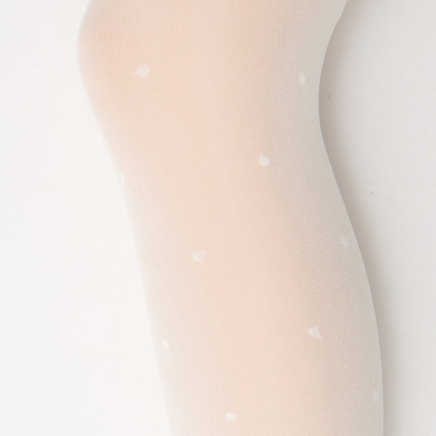 Lot de 2 collants légers imprimés BLANC/ROSE