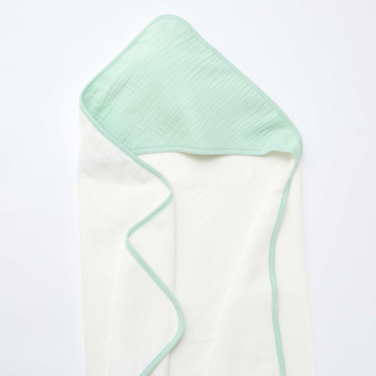 Cape de bain en coton 62 x 104 cm VERT