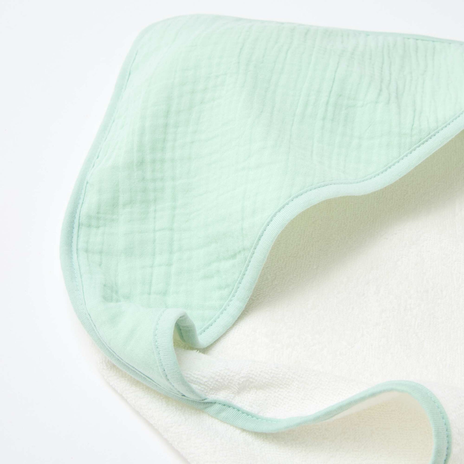 Cape de bain en coton 62 x 104 cm VERT