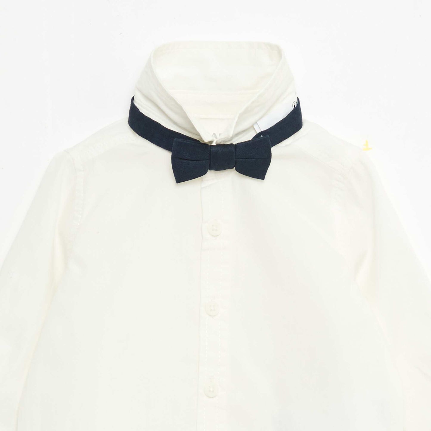 Ensemble de cérémonie 4 pièces en coton et lin BLEU