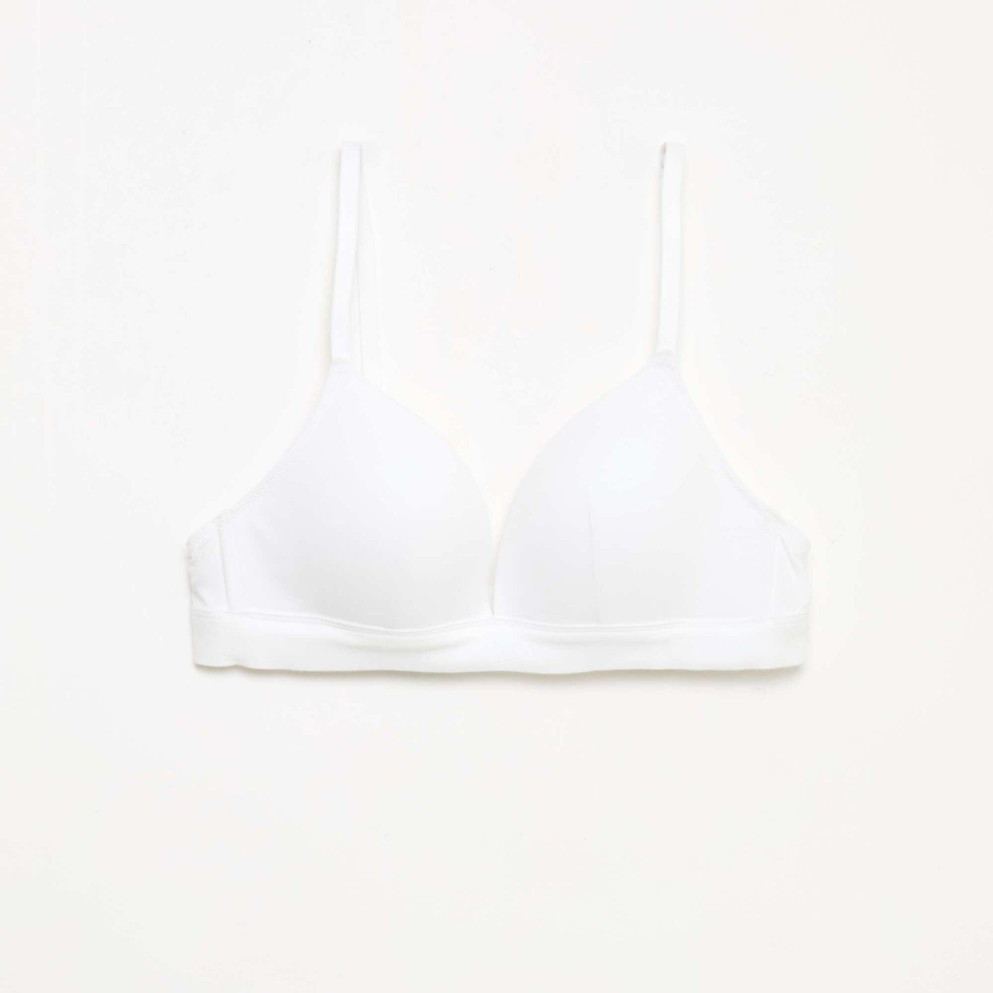 Lot de 2 soutiens-gorge en coton BLANC