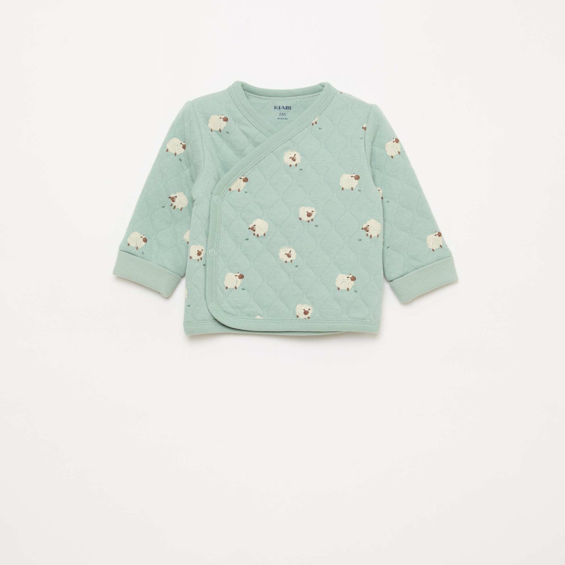 Ensemble gilet cache-cœur + legging - 2 pièces BLEU