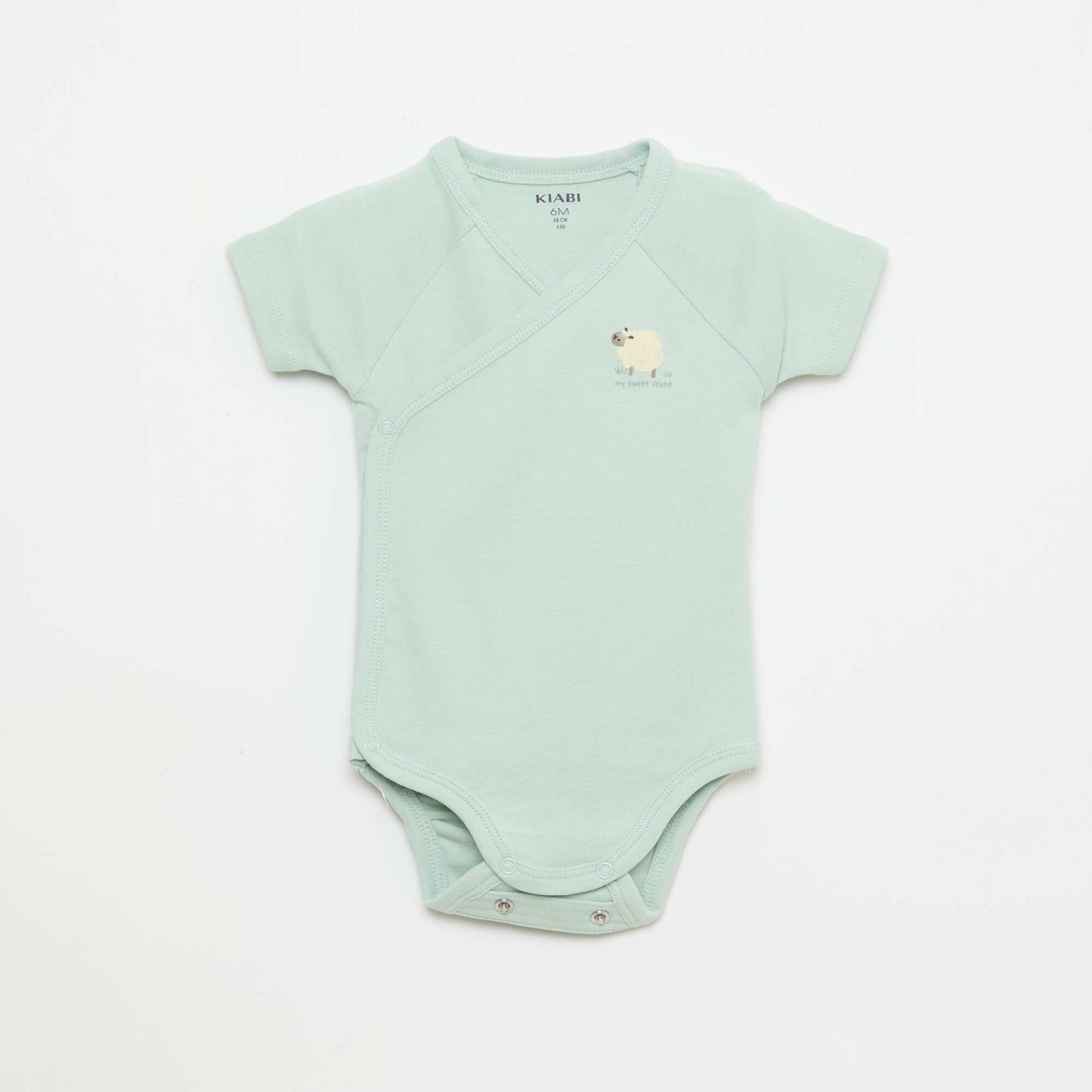 Lot de 3 bodies évolutifs à manches courtes BLEU