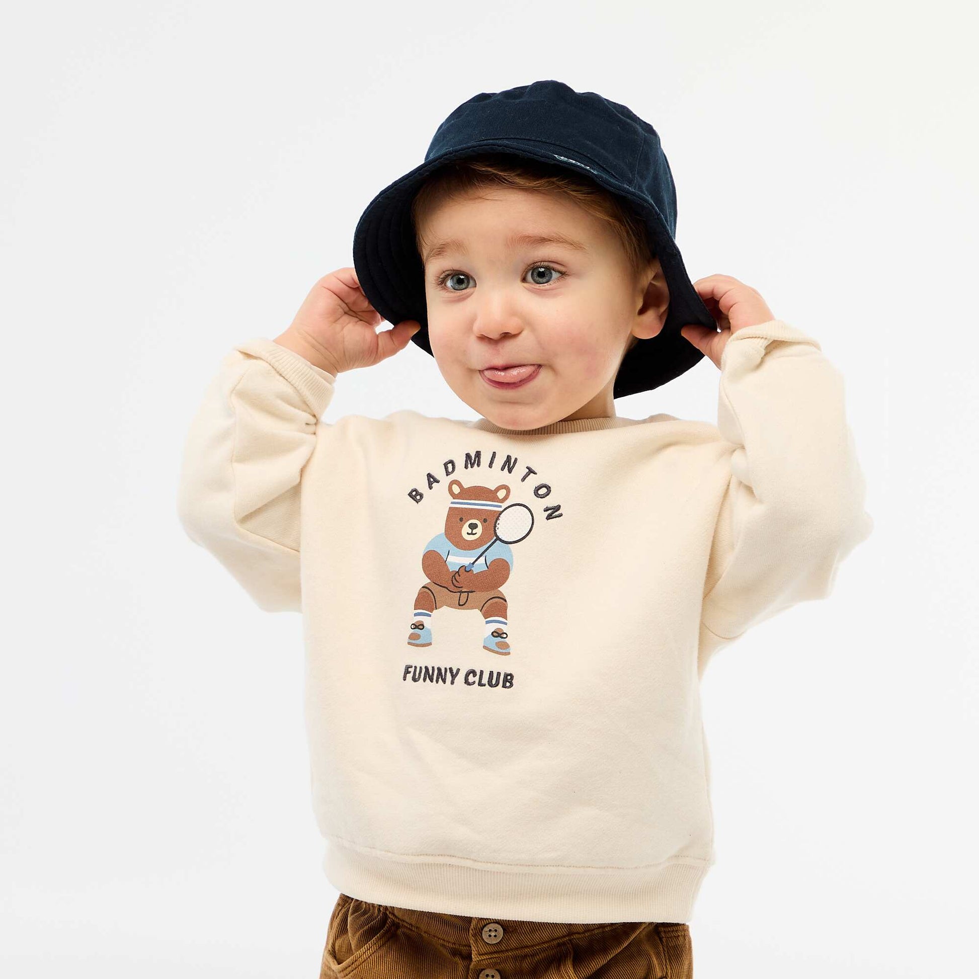 Sweat-shirt manches longues BEIGE