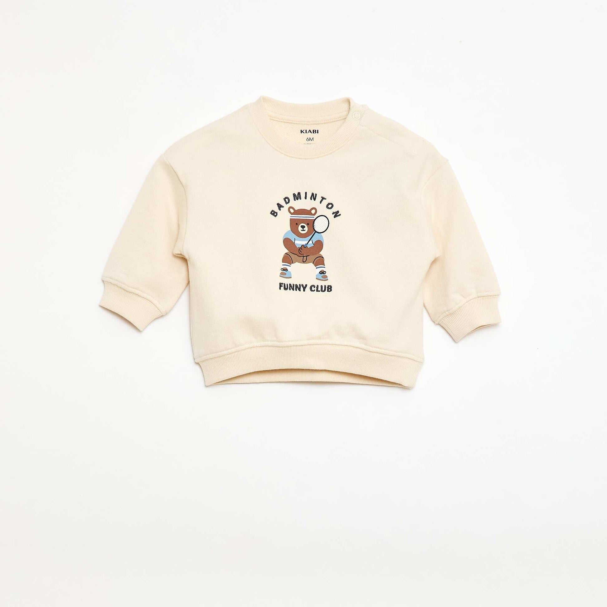 Sweat-shirt manches longues BEIGE