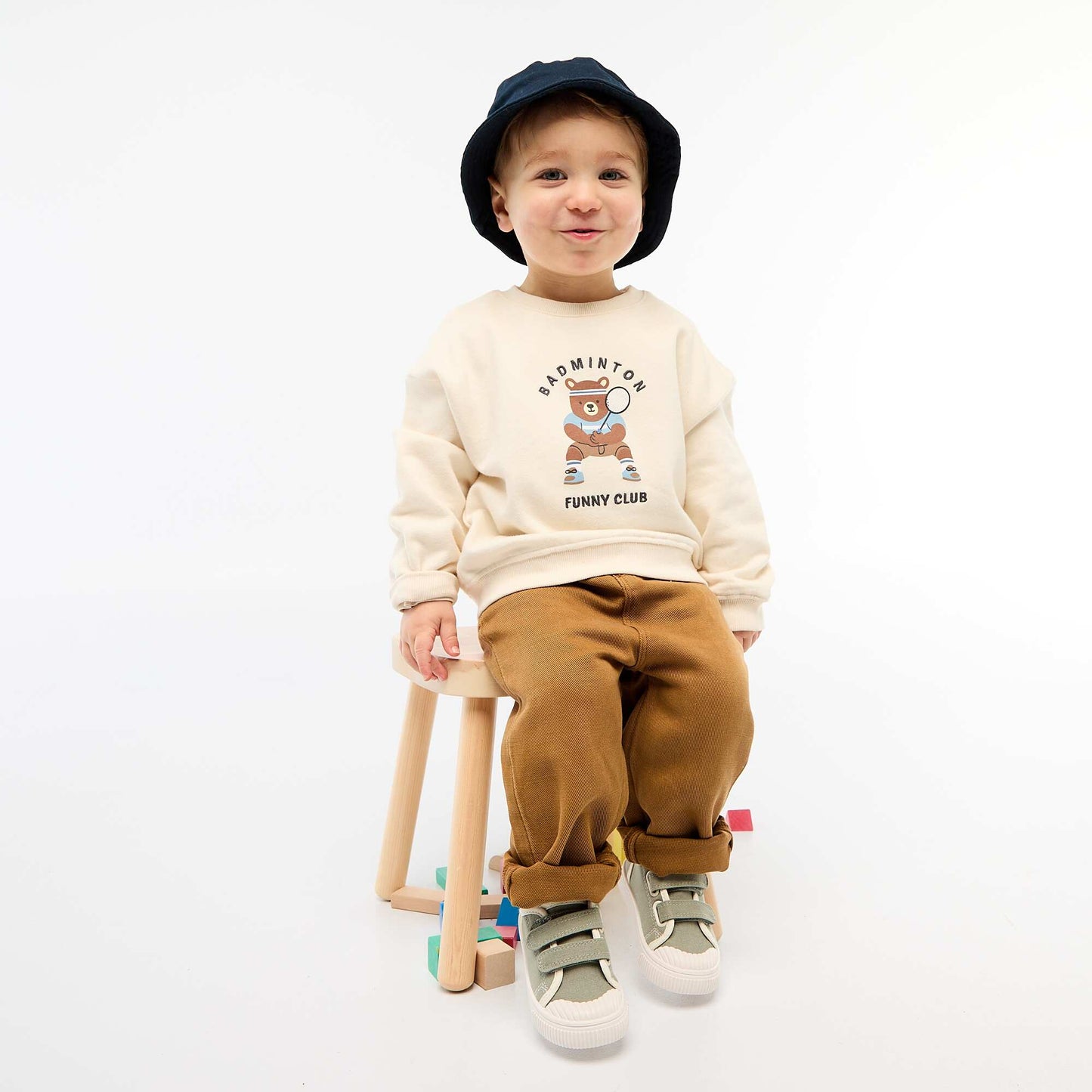 Sweat-shirt manches longues BEIGE