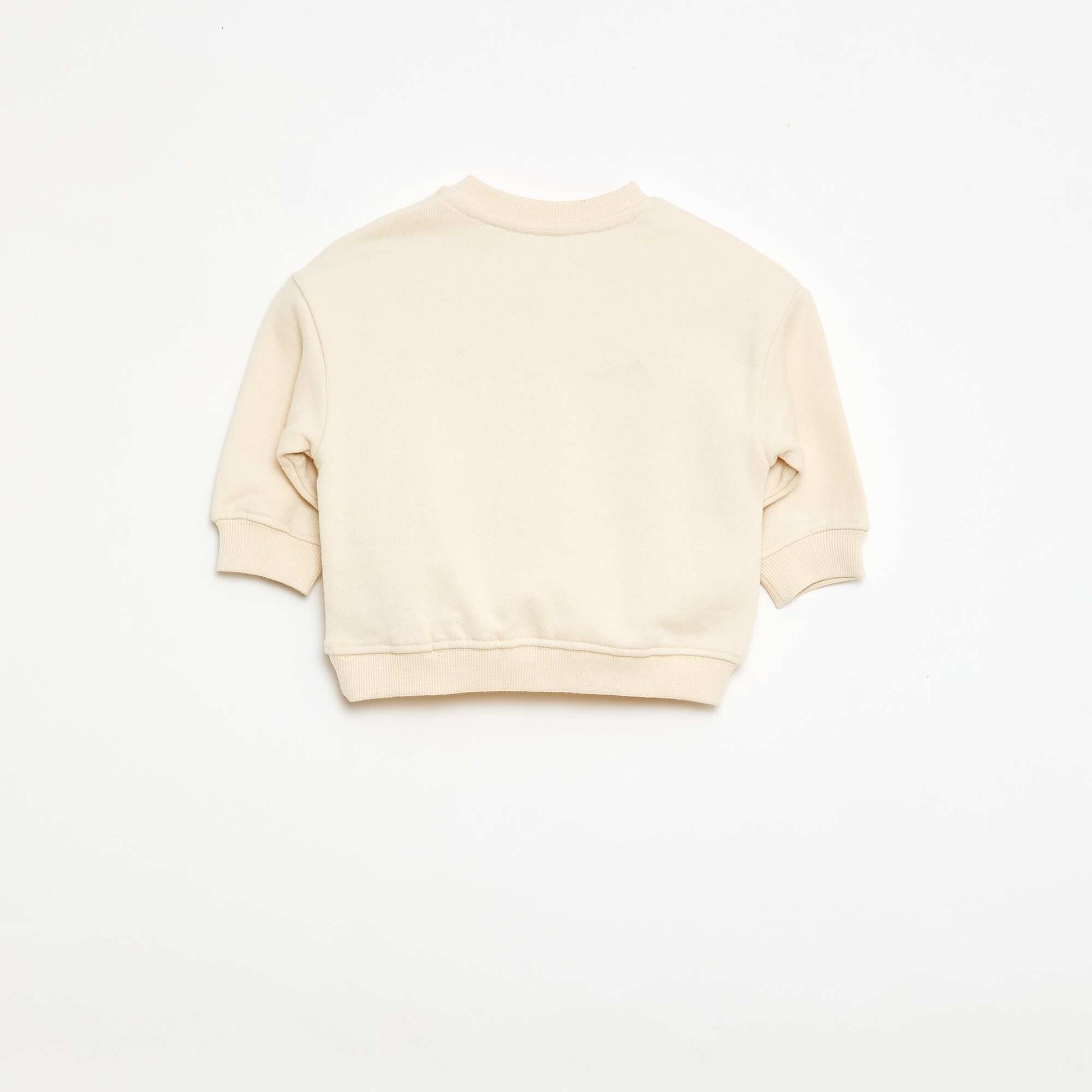 Sweat-shirt manches longues BEIGE