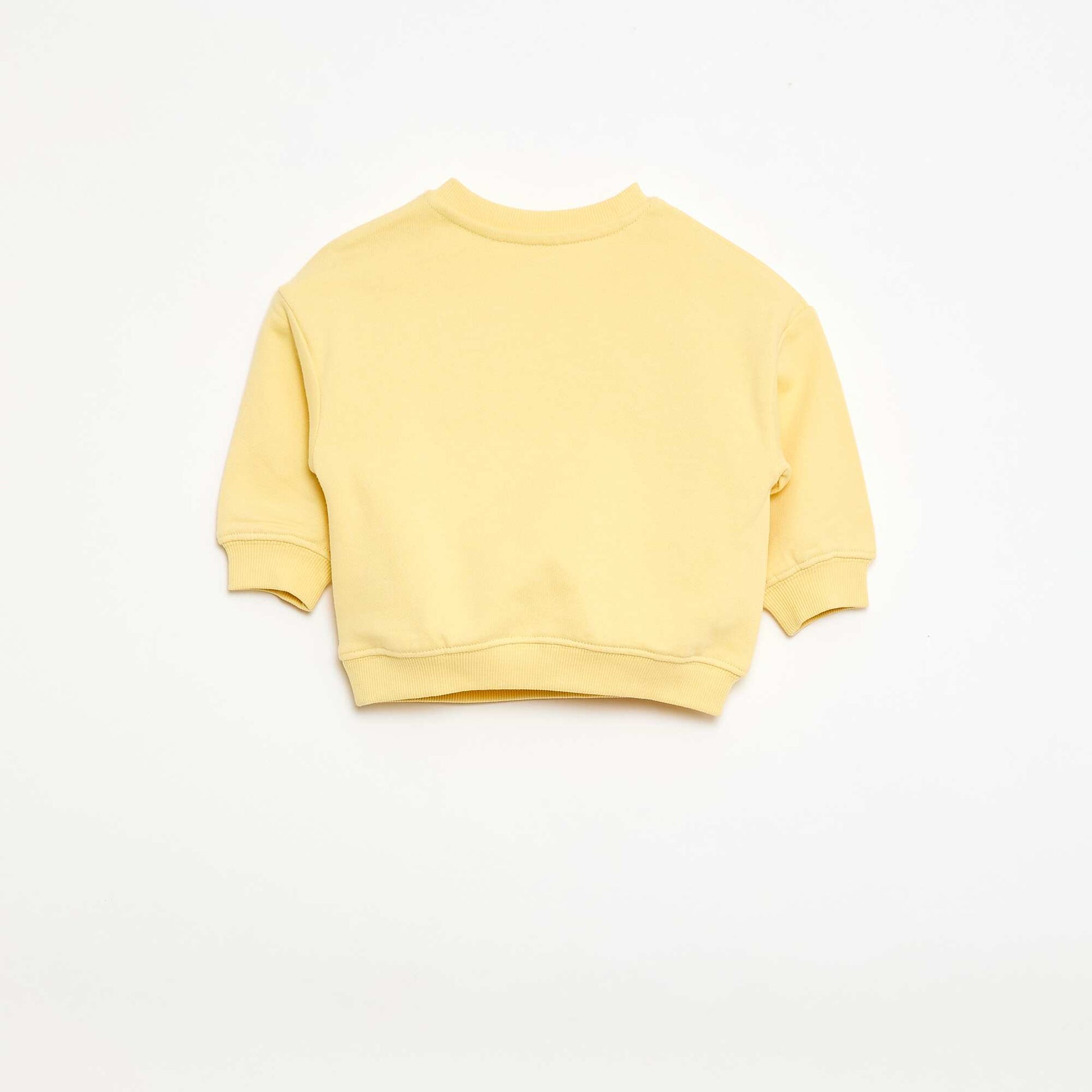 Sweat-shirt manches longues JAUNE
