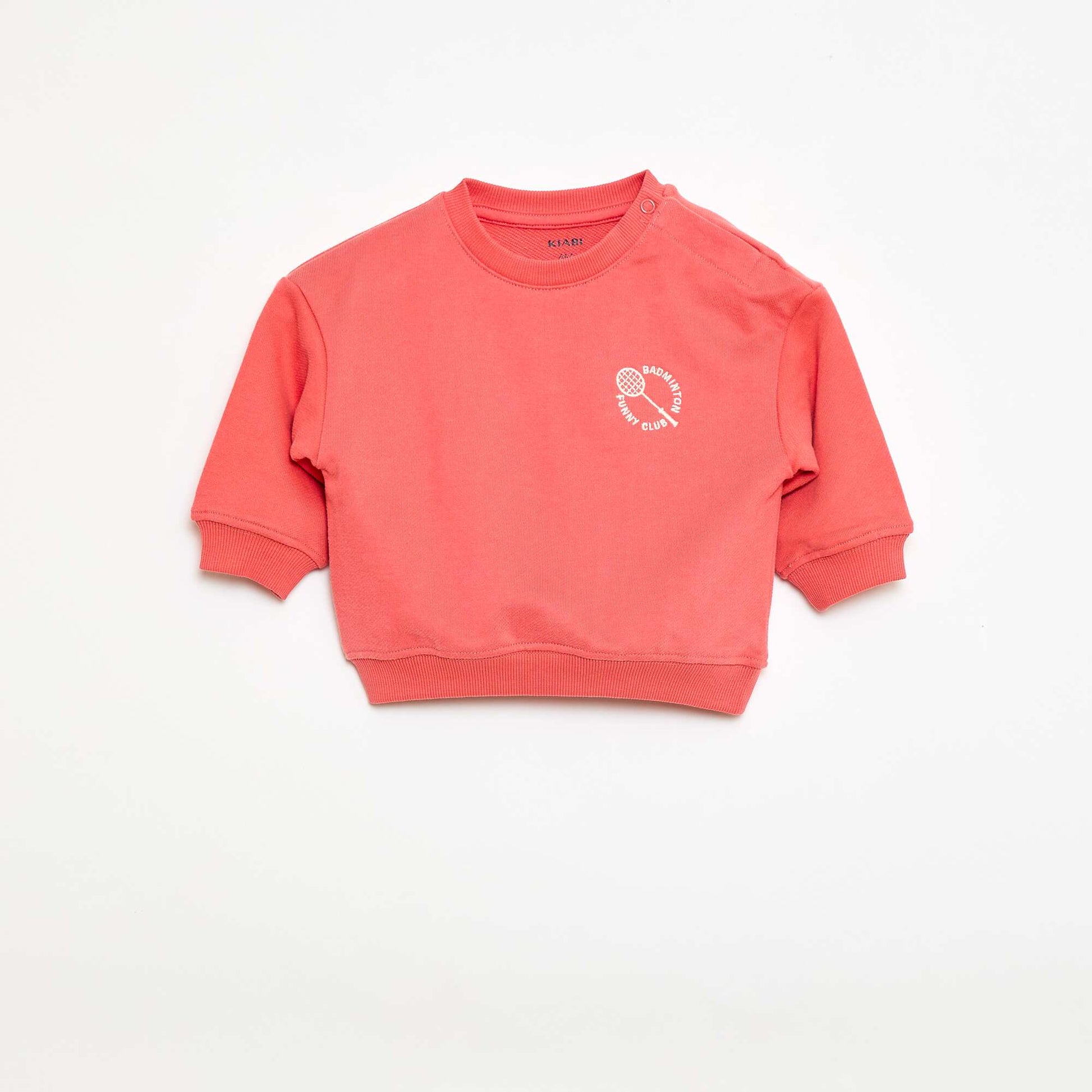 Sweat-shirt manches longues ROUGE