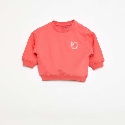 Sweat-shirt manches longues ROUGE