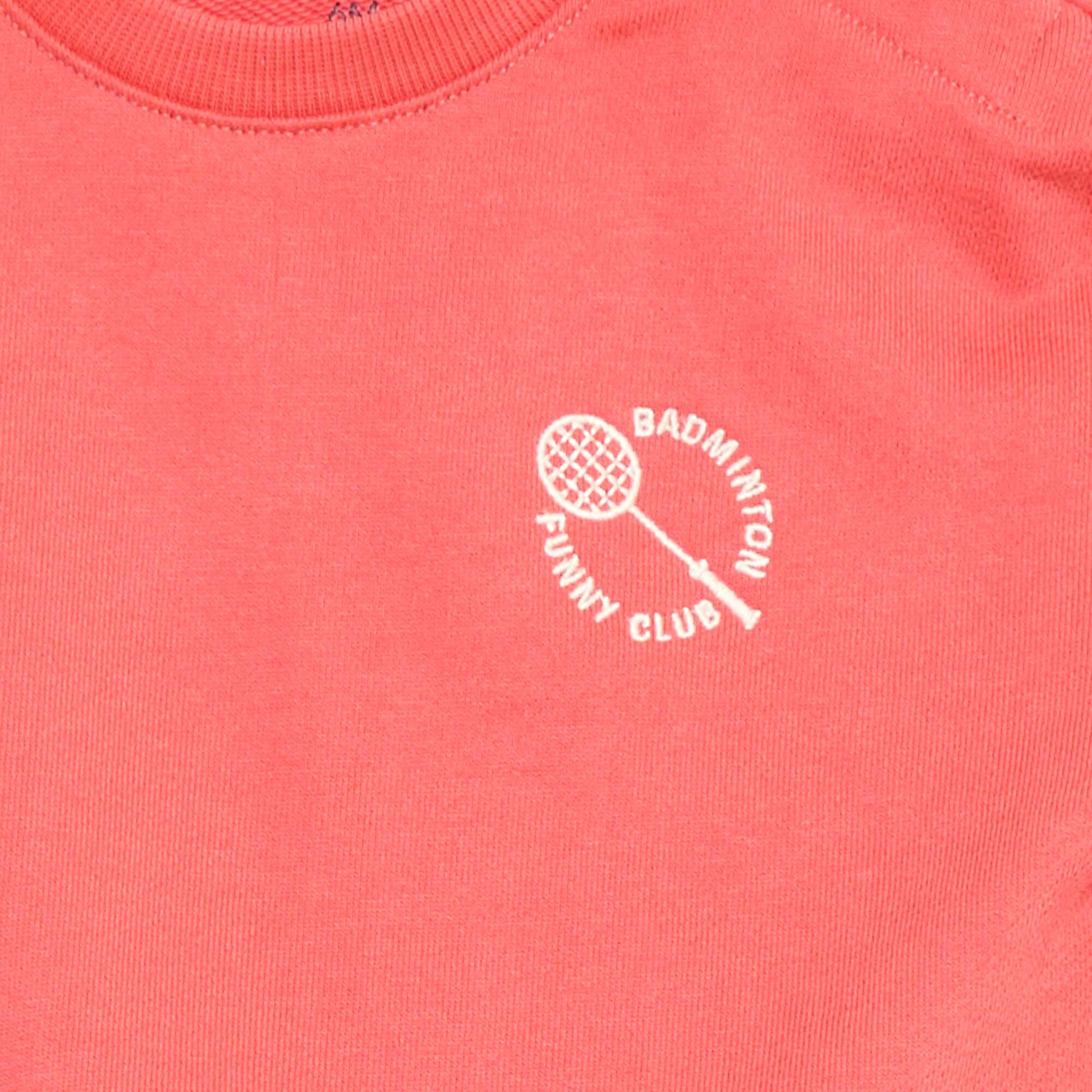 Sweat-shirt manches longues ROUGE