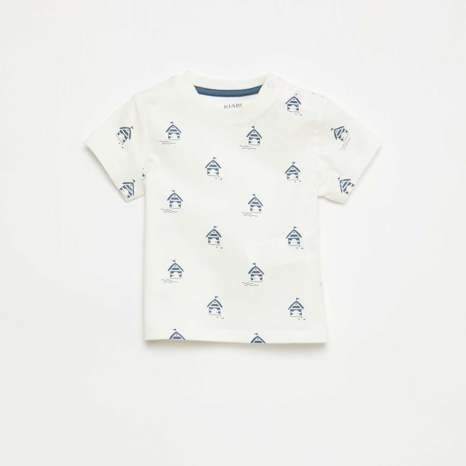 T-shirt uni en jersey coton VIOLET