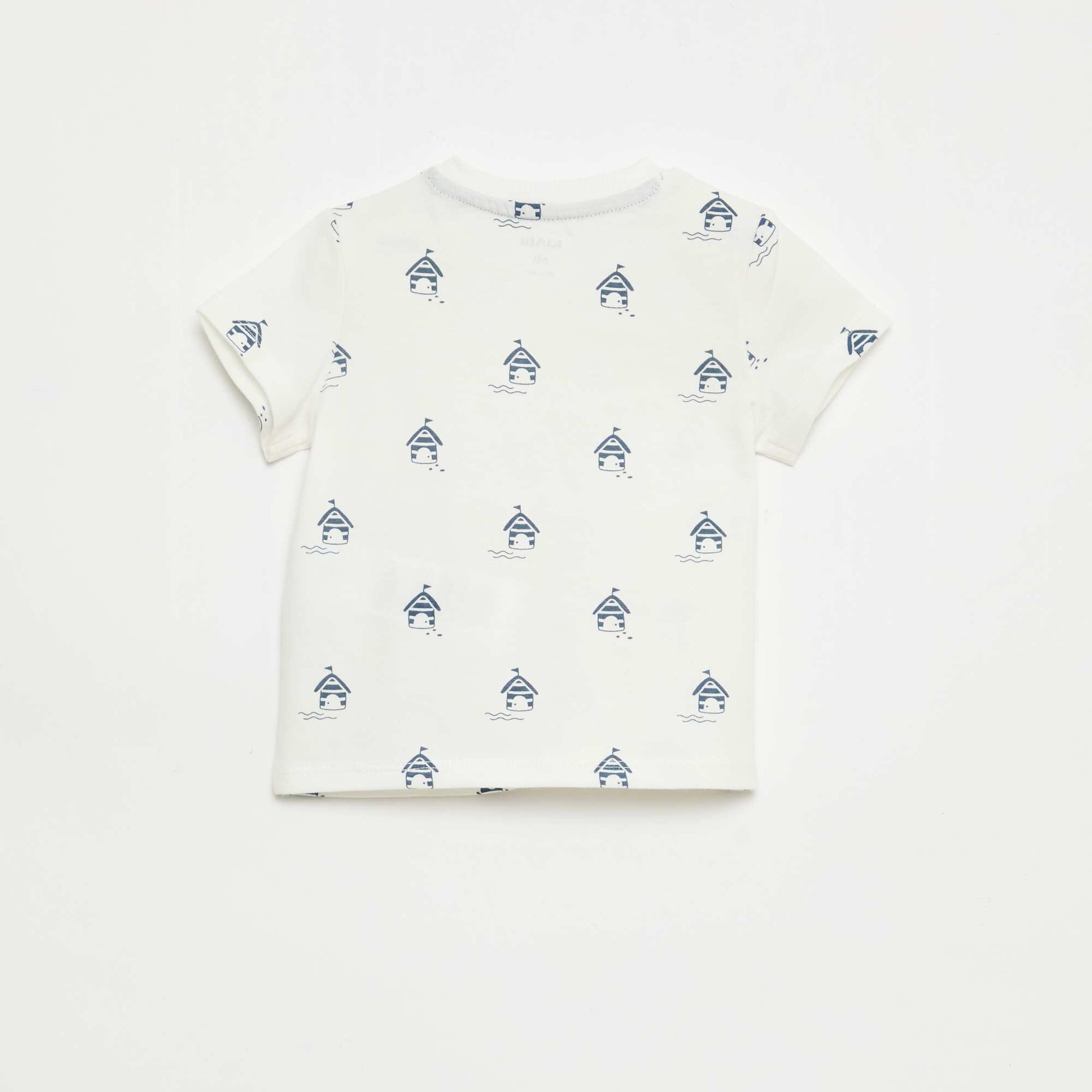 T-shirt uni en jersey coton VIOLET