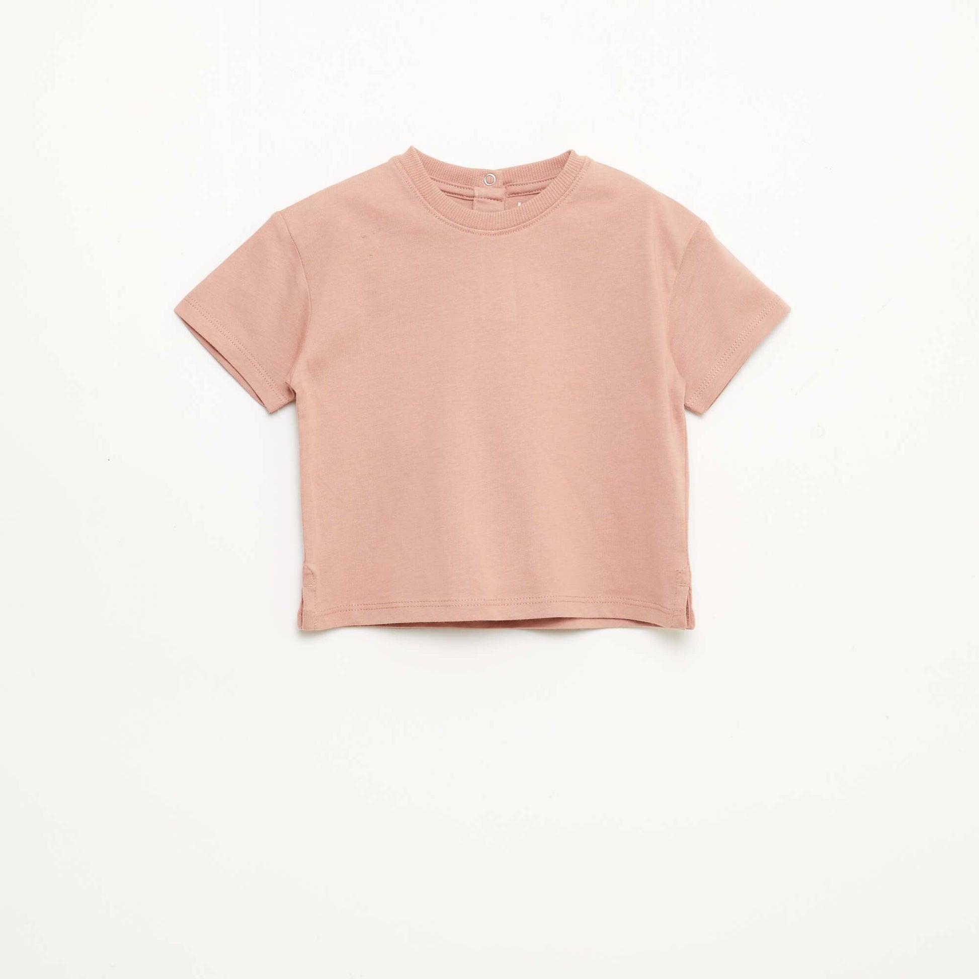 T-shirt uni sans manches ROSE