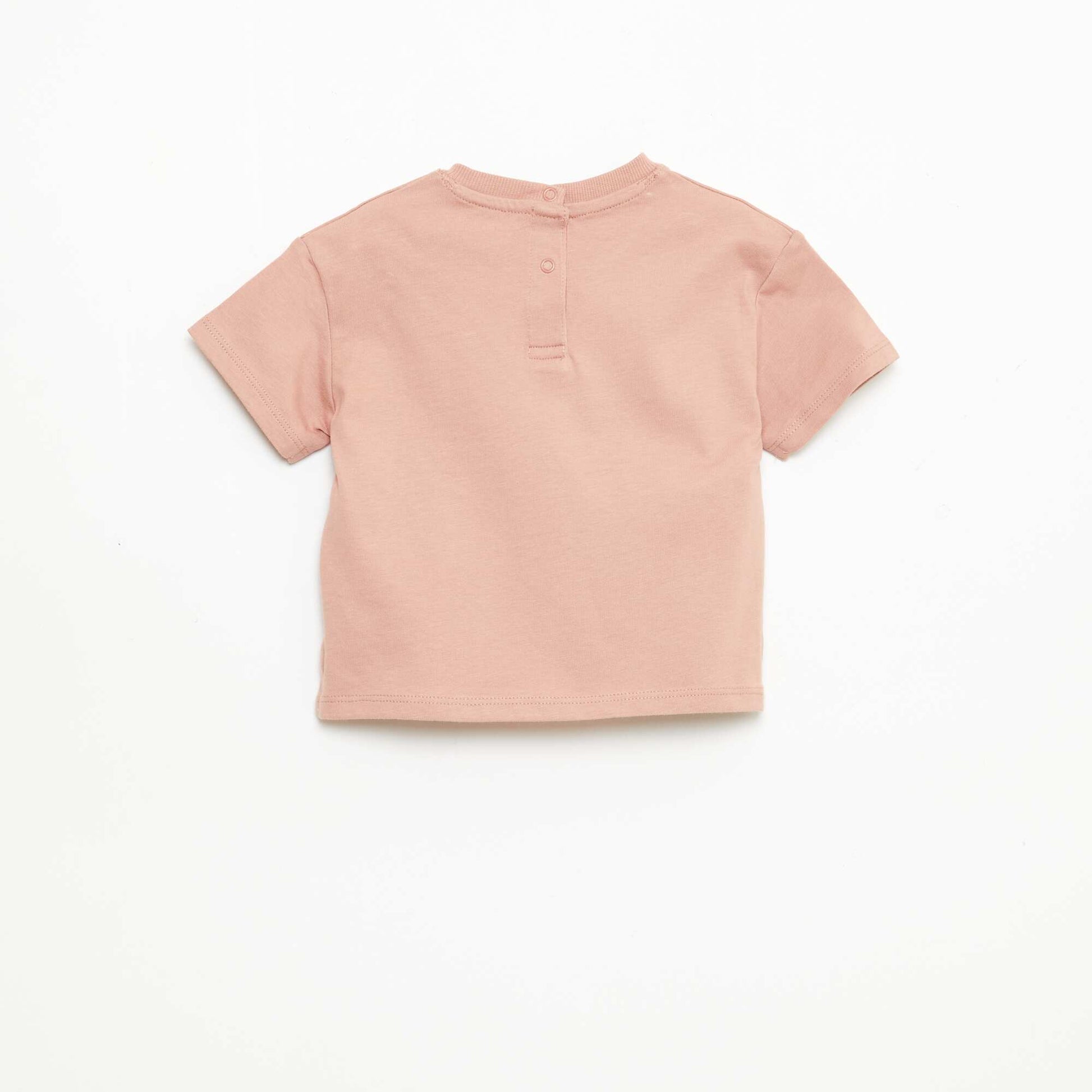 T-shirt uni sans manches ROSE