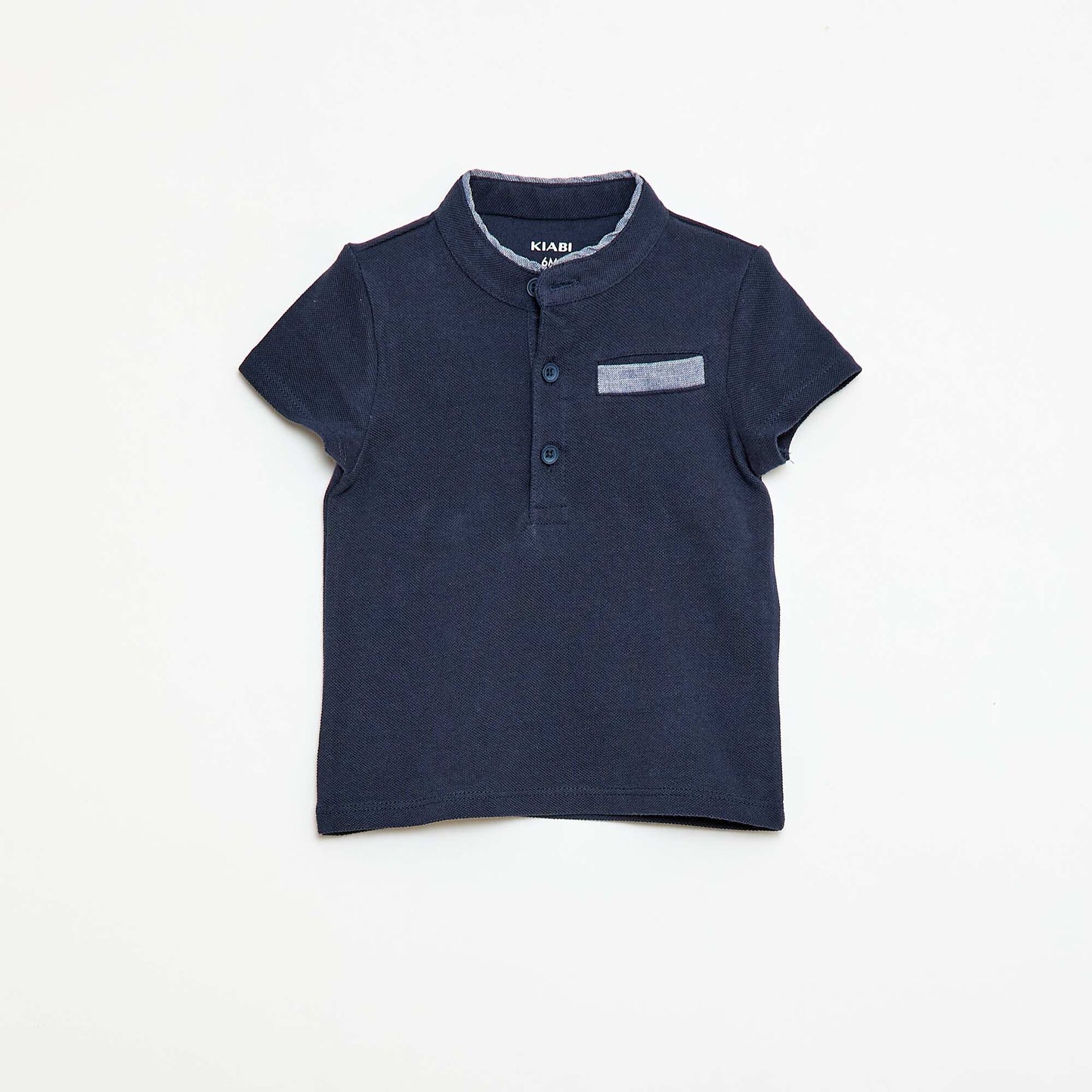 Polo à manches courtes BLEU