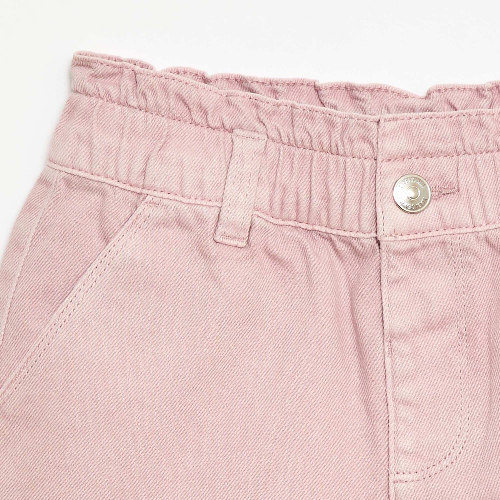 Short en twill uni ROSE