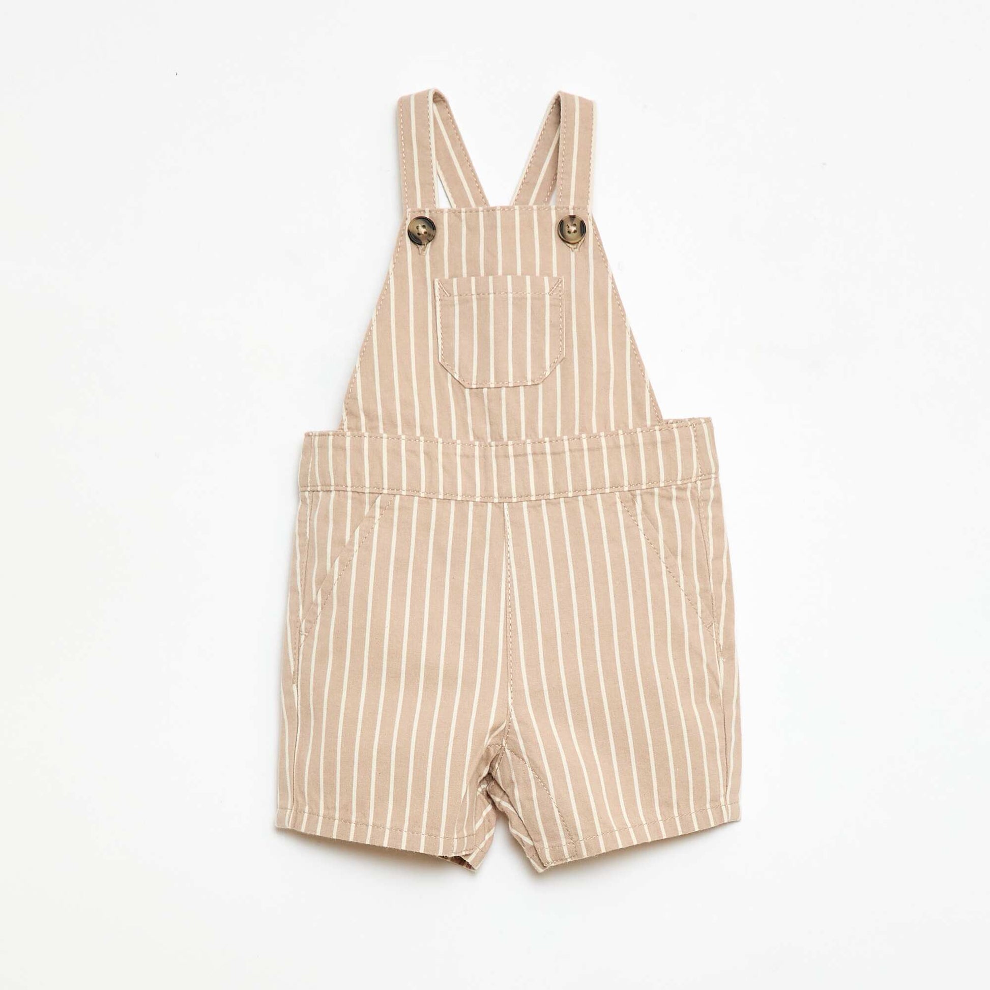 Salopette légère avec bretelles ajustables BEIGE