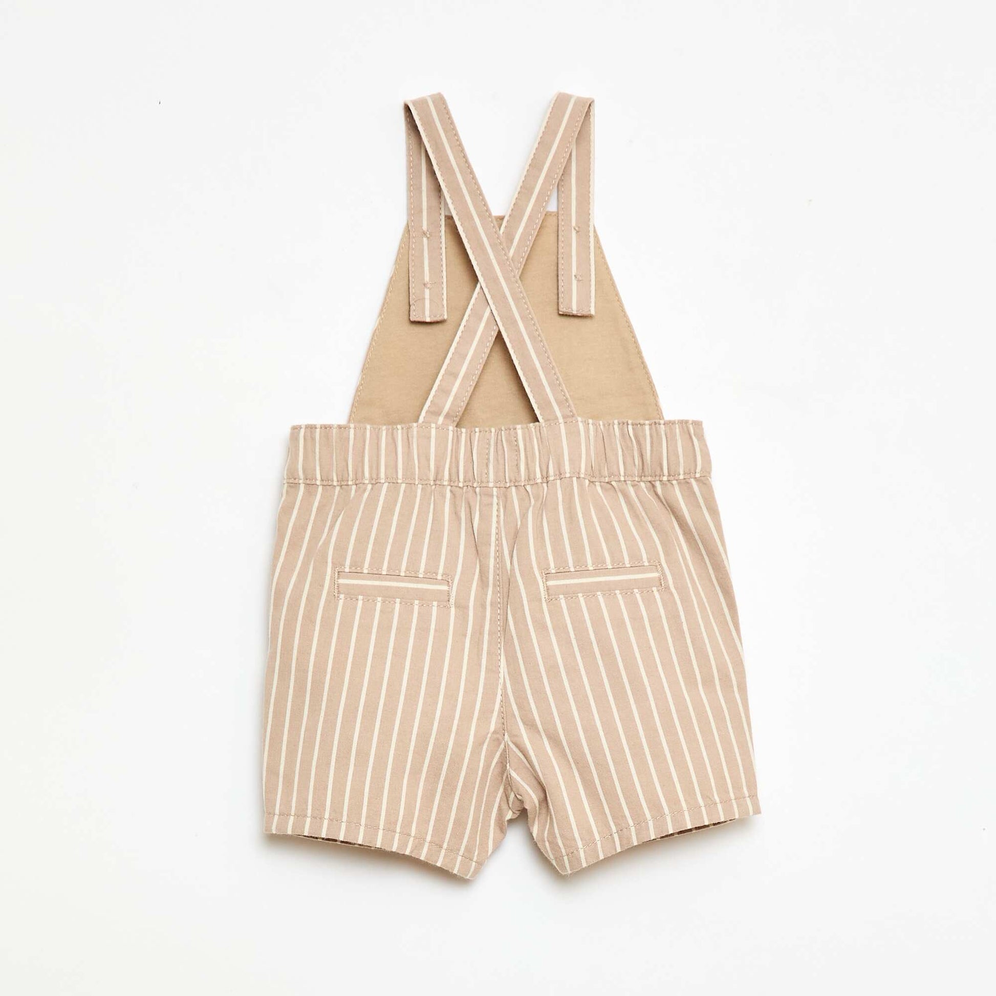 Salopette légère avec bretelles ajustables BEIGE