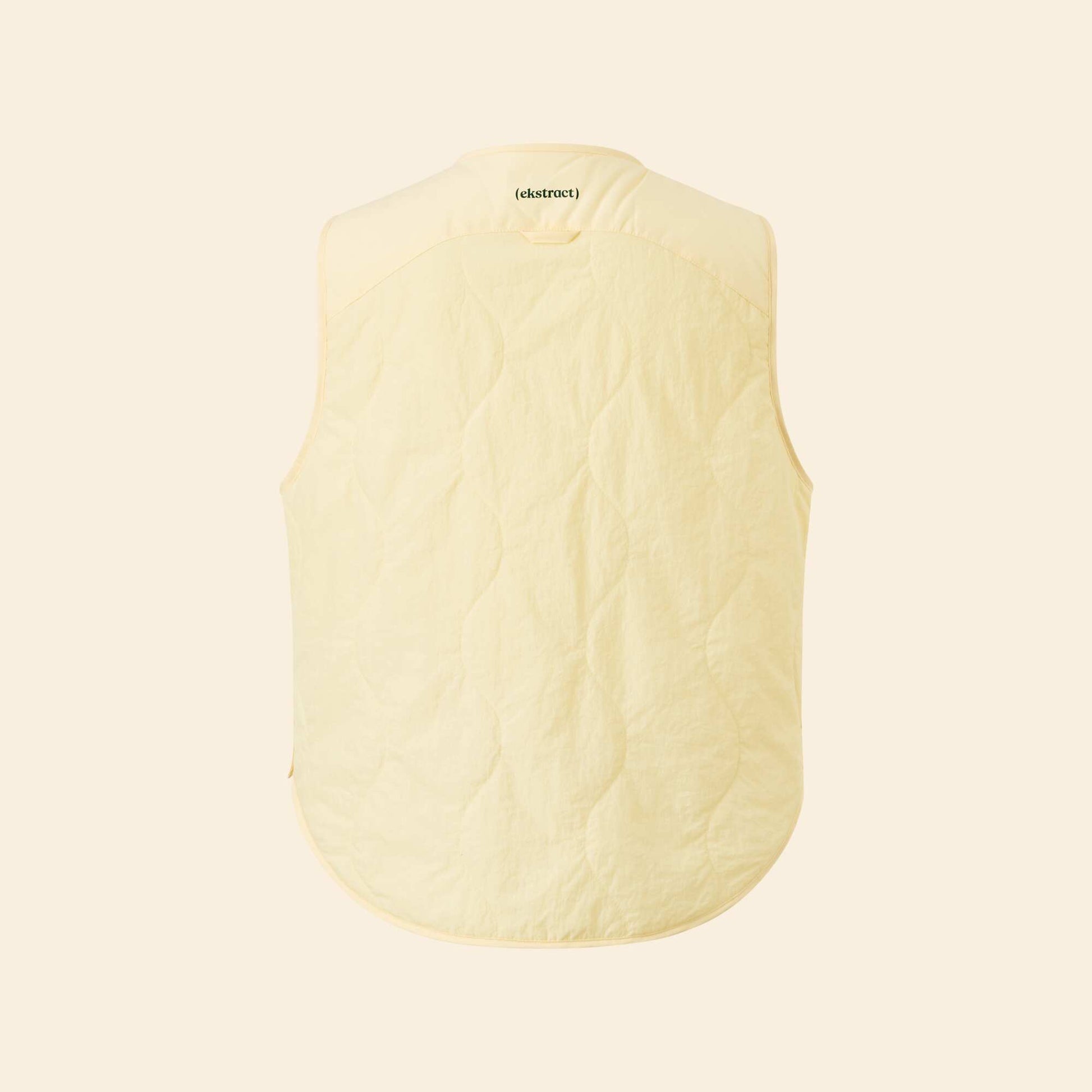 Veste de sport sans manches JAUNE