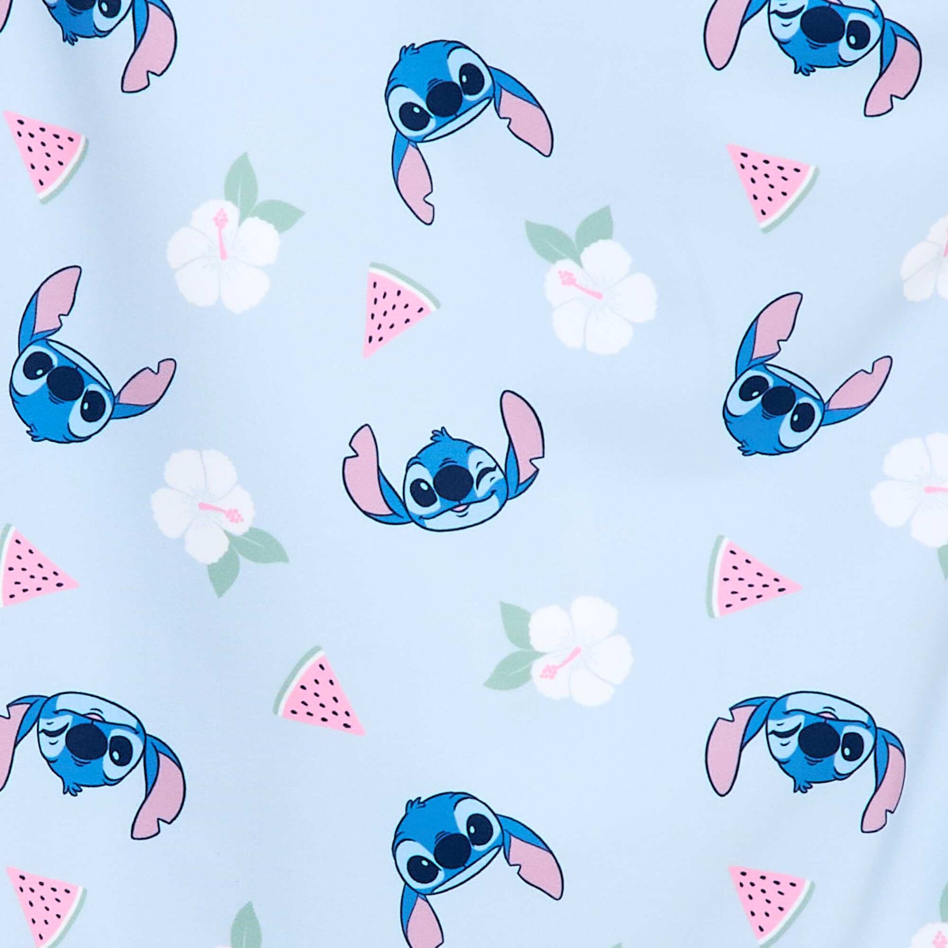 Maillot de bain imprimé 'Stitch & Angel' 'Disney' - 1 pièce BLEU