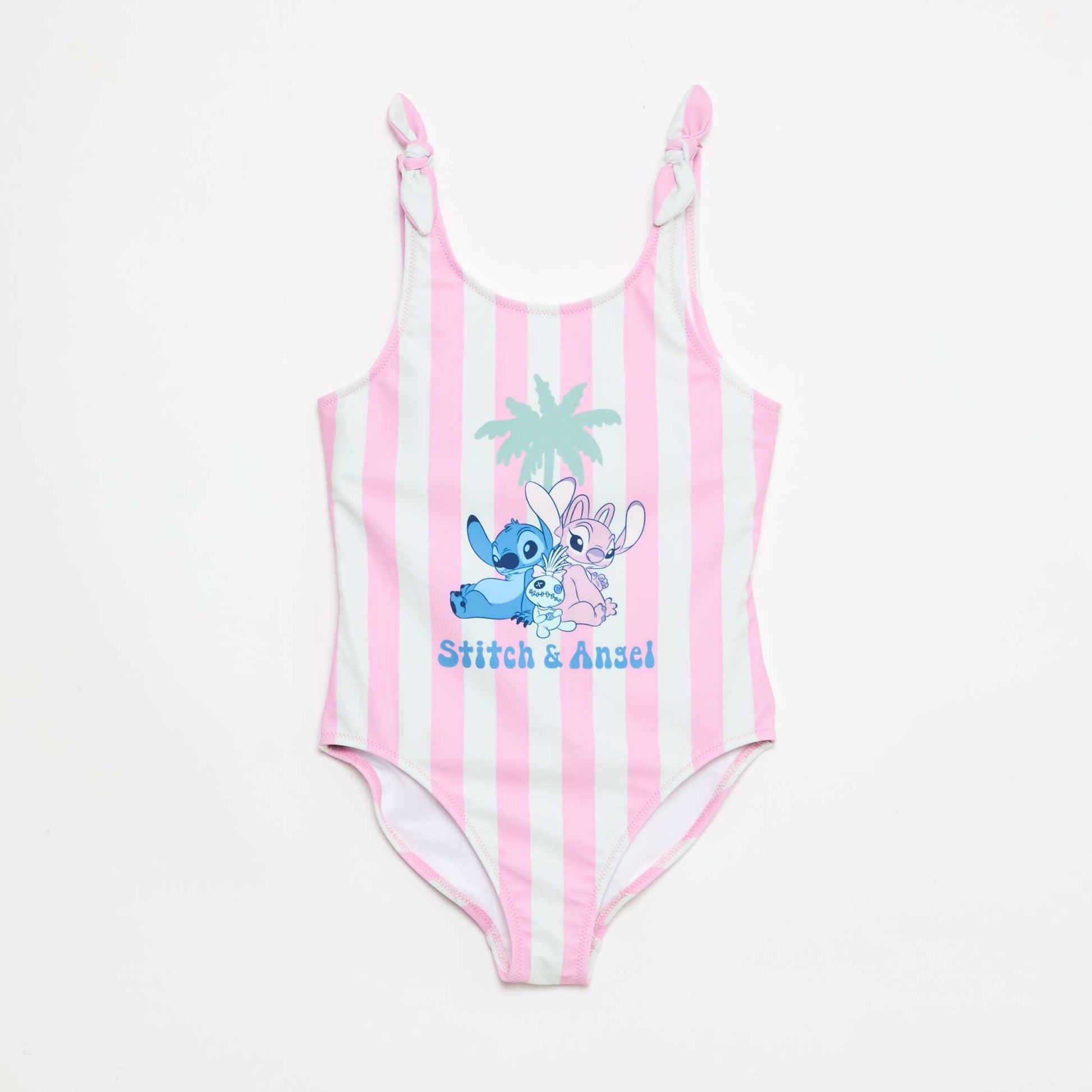 Maillot de bain imprimé 'Stitch' 'Disney' - 1 pièce ROSE