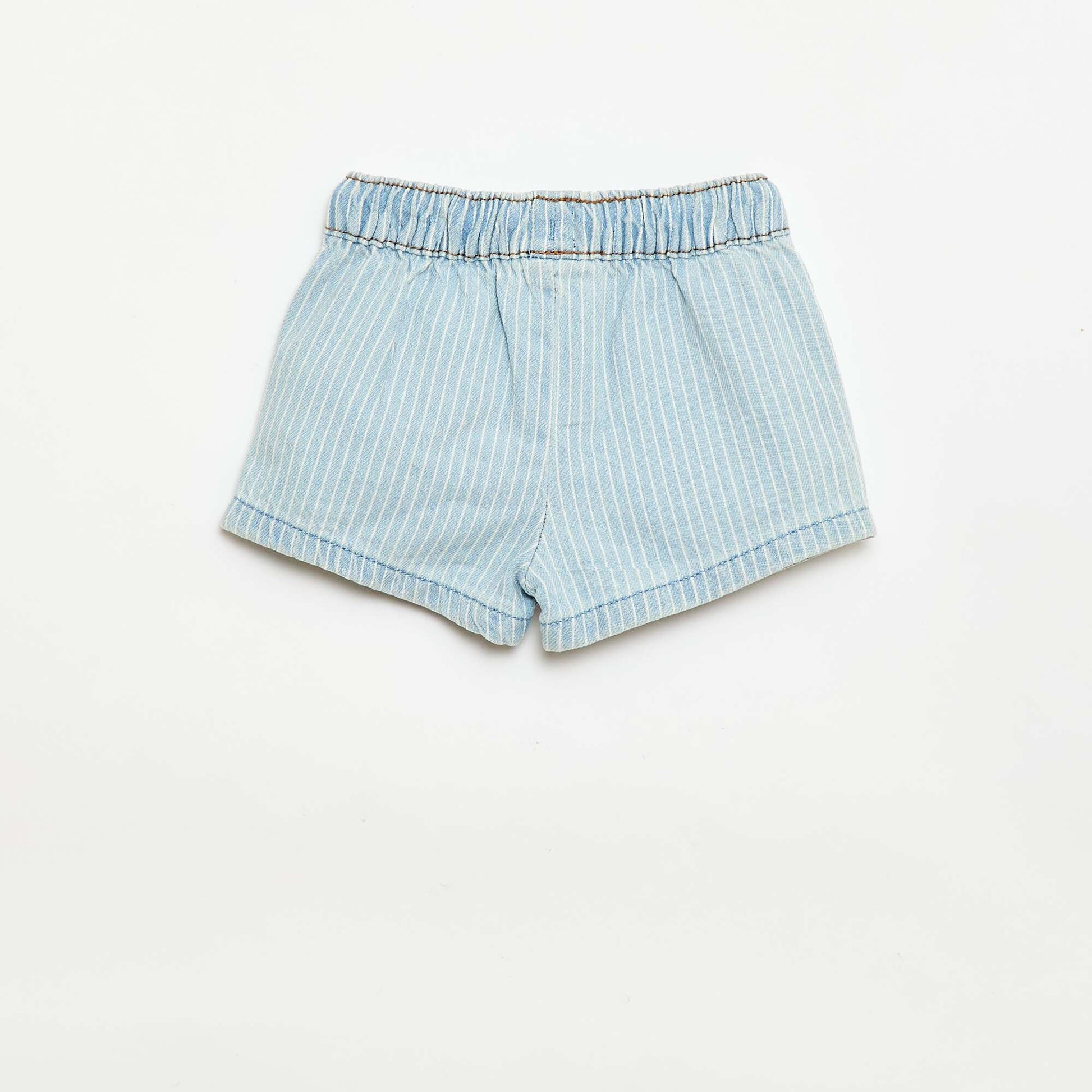 Short en denim avec cordons BLEU