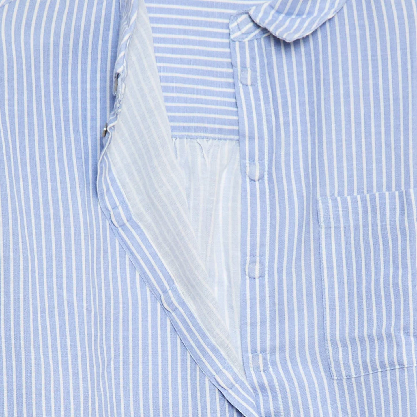Chemise droite à rayures - So Easy BLEU