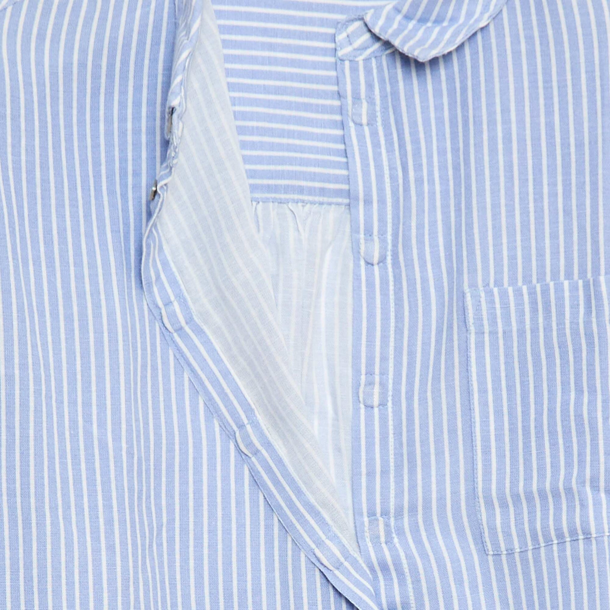 Chemise droite à rayures - So Easy BLEU