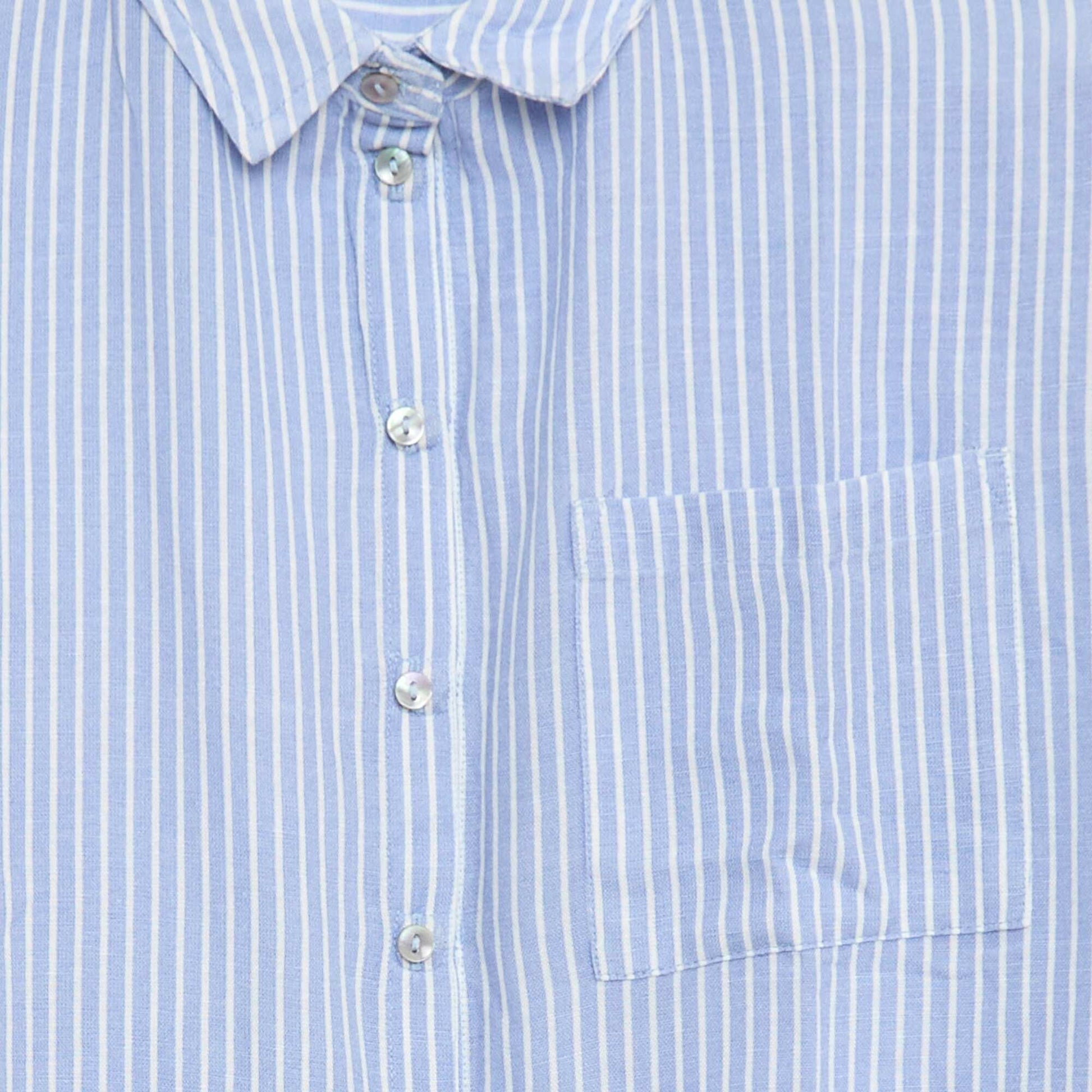 Chemise droite à rayures - So Easy BLEU