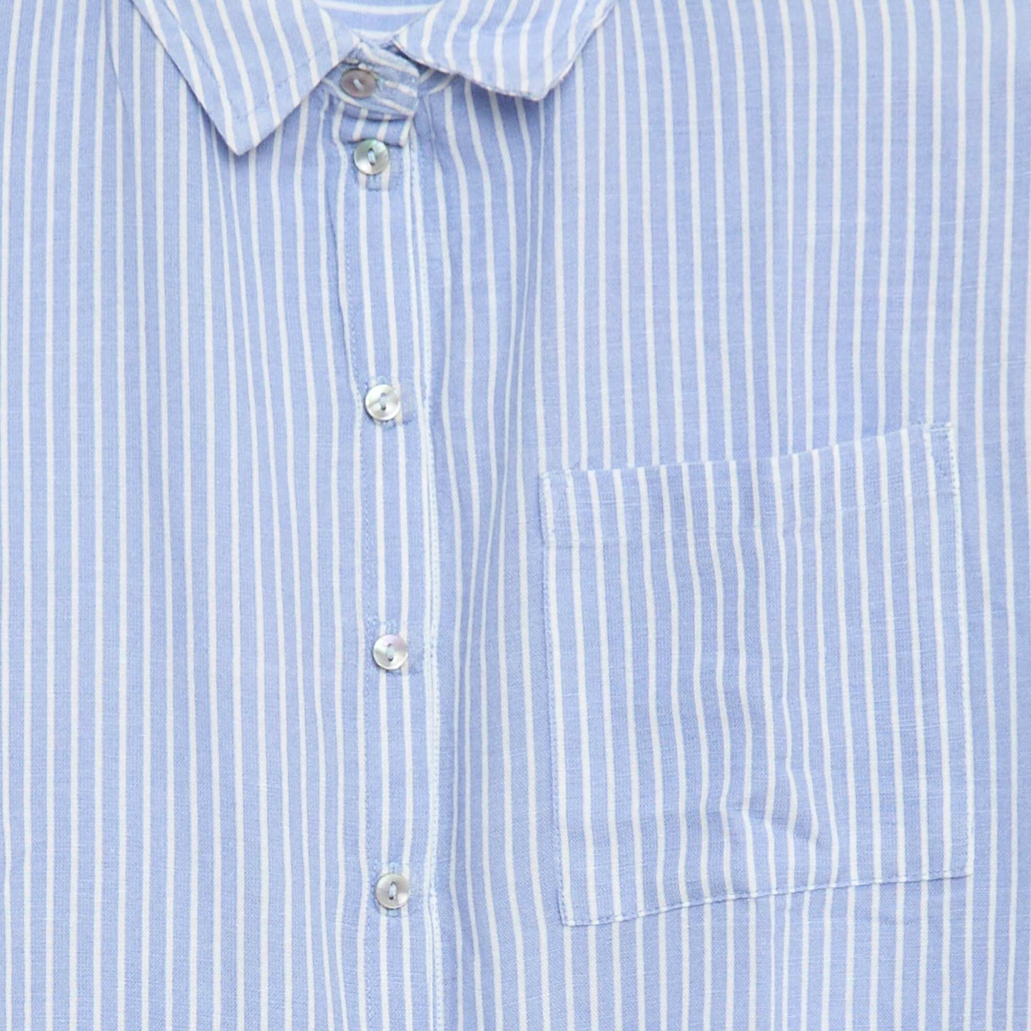 Chemise droite à rayures - So Easy BLEU