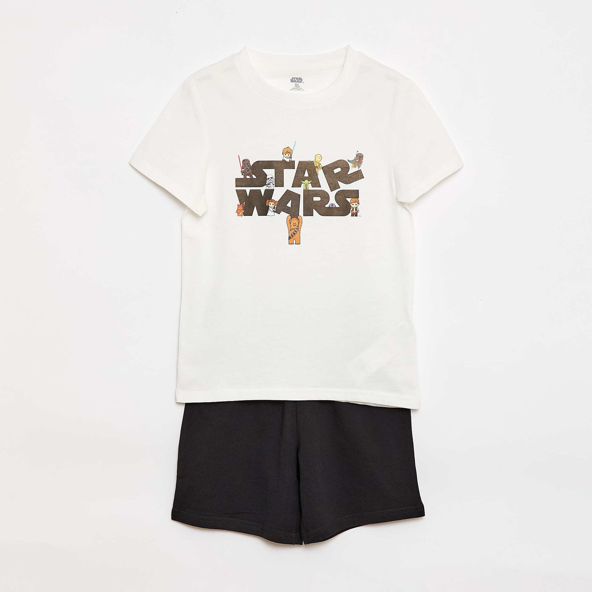 Ensemble pyjama long 'Star wars' - 2 pièces BLANC