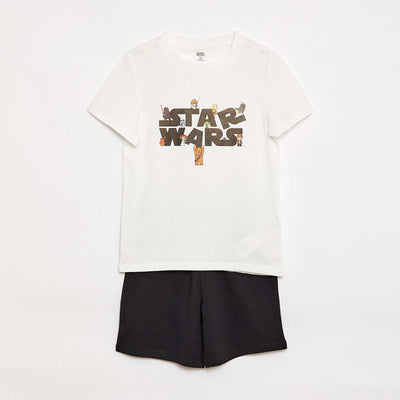 Ensemble pyjama long 'Star wars' - 2 pièces BLANC
