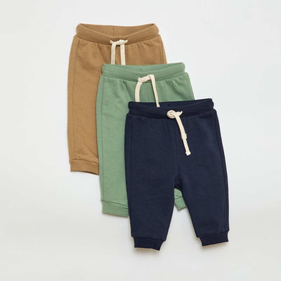 Lot de 3 pantalons de jogging BEIGE