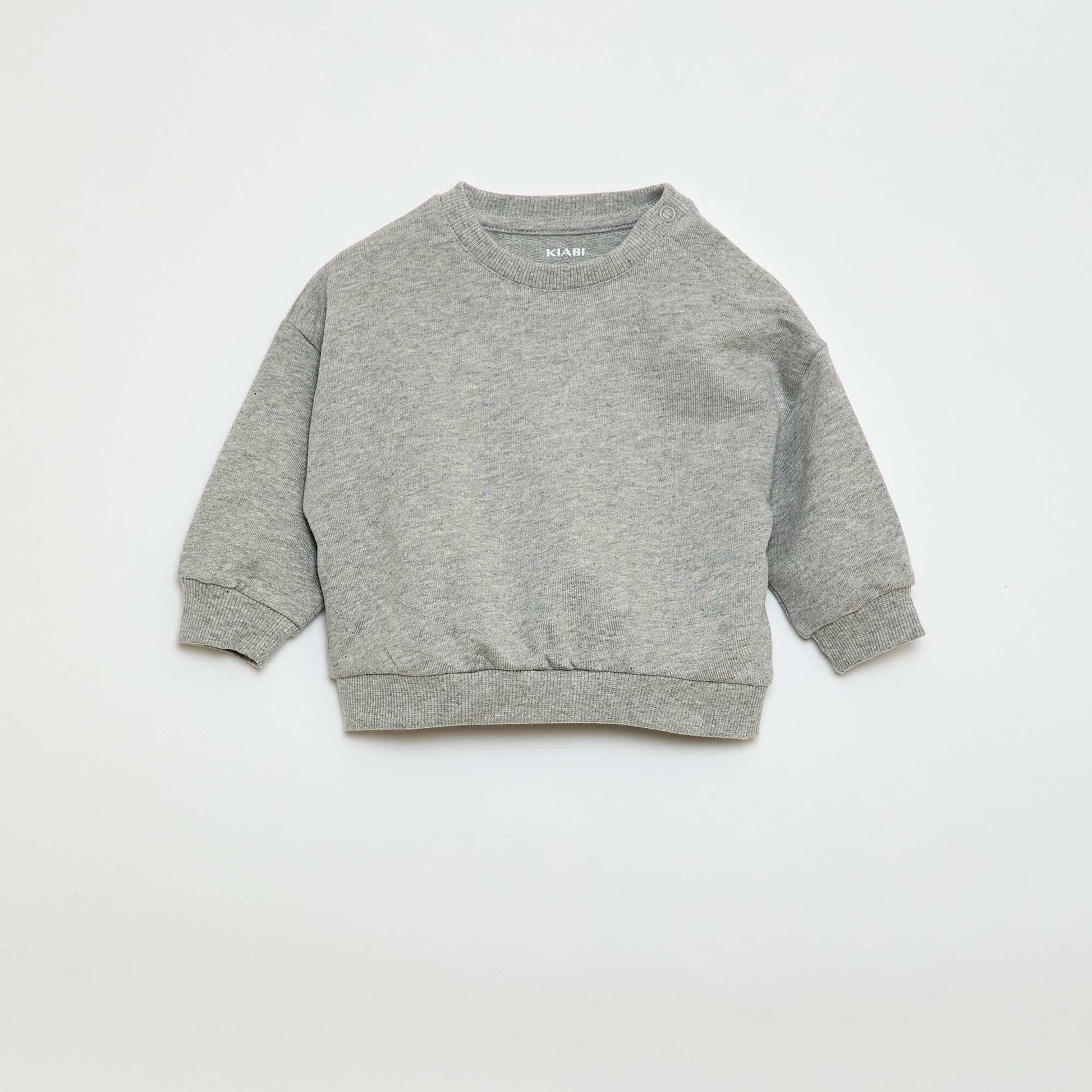 Lot de 3 sweats unis GRIS