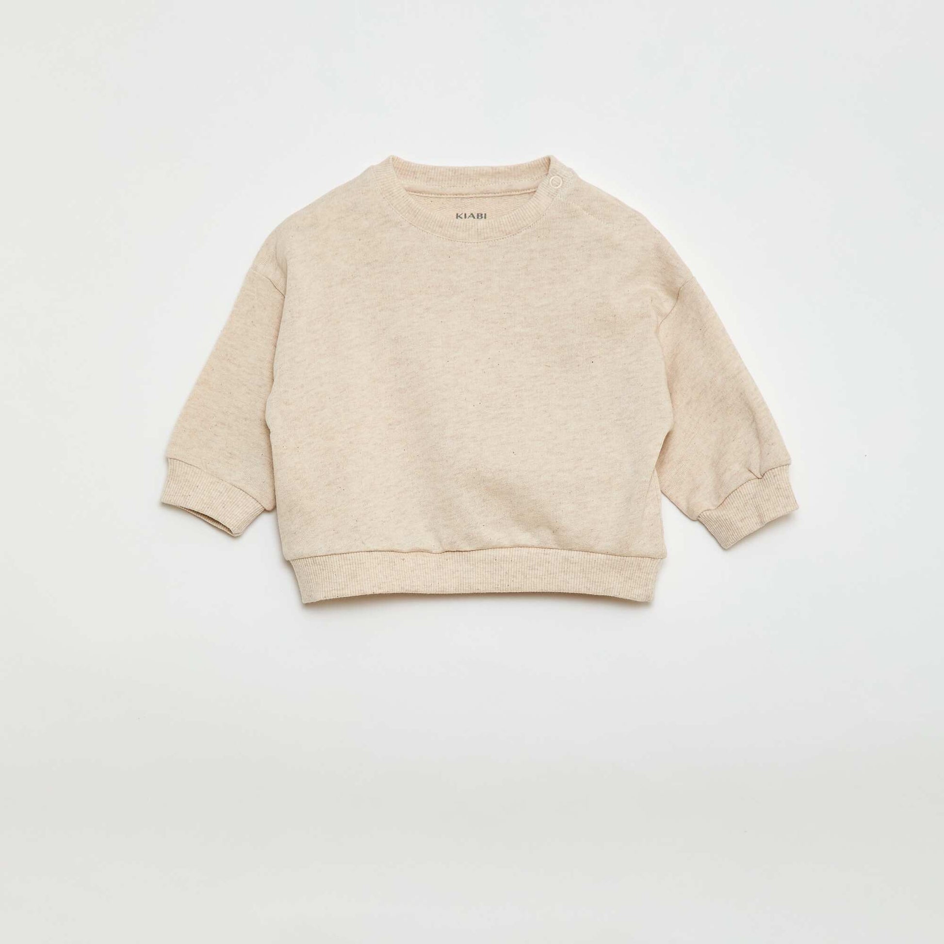 Lot de 3 sweats unis BEIGE