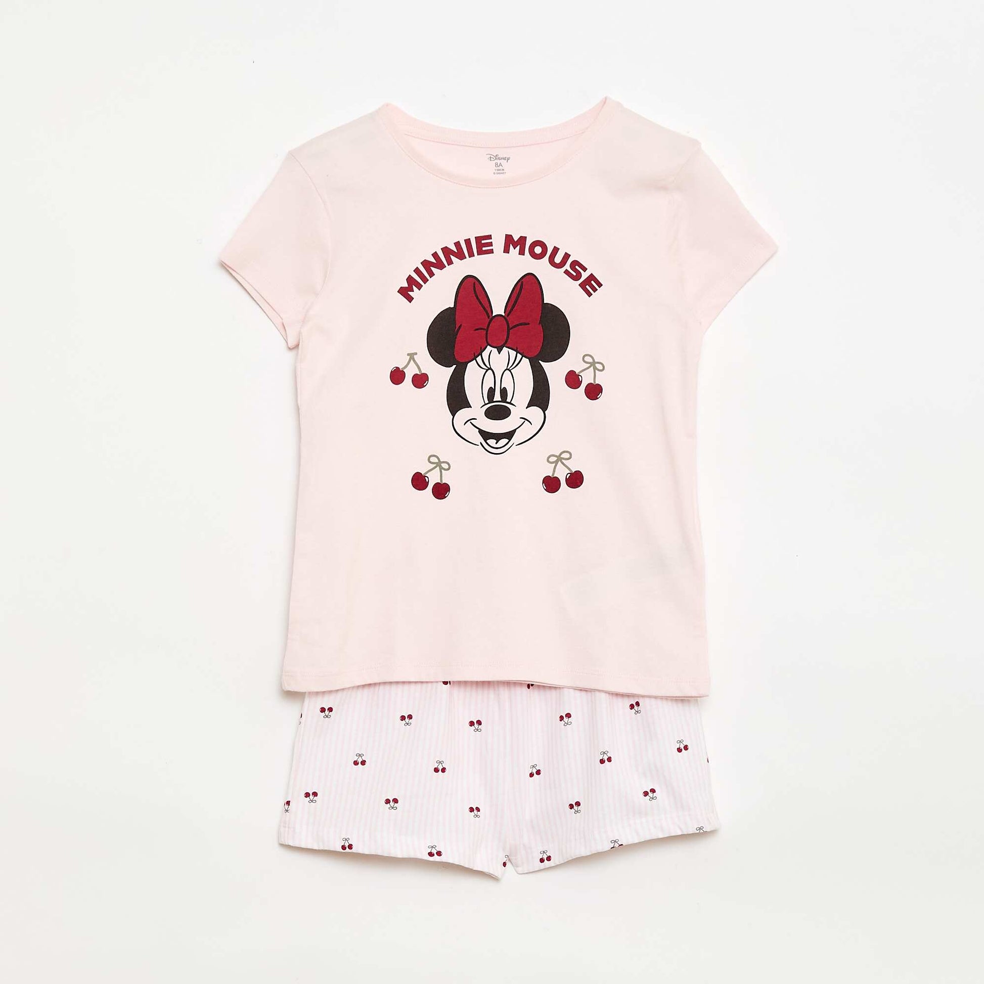 Pyjama 'Disney' 2 pièces  short + T-shirt ROSE