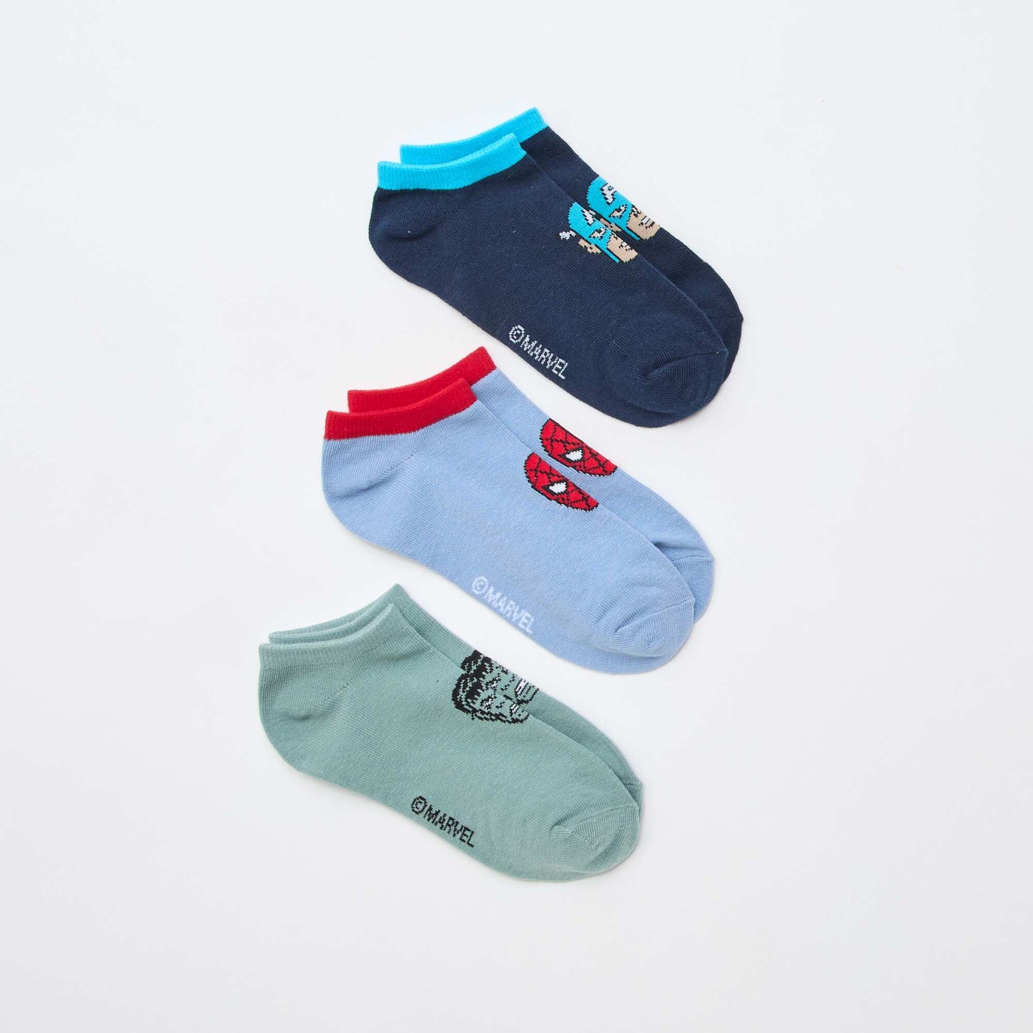 Lot de 3 paires de chaussettes 'Marvel' BLEU