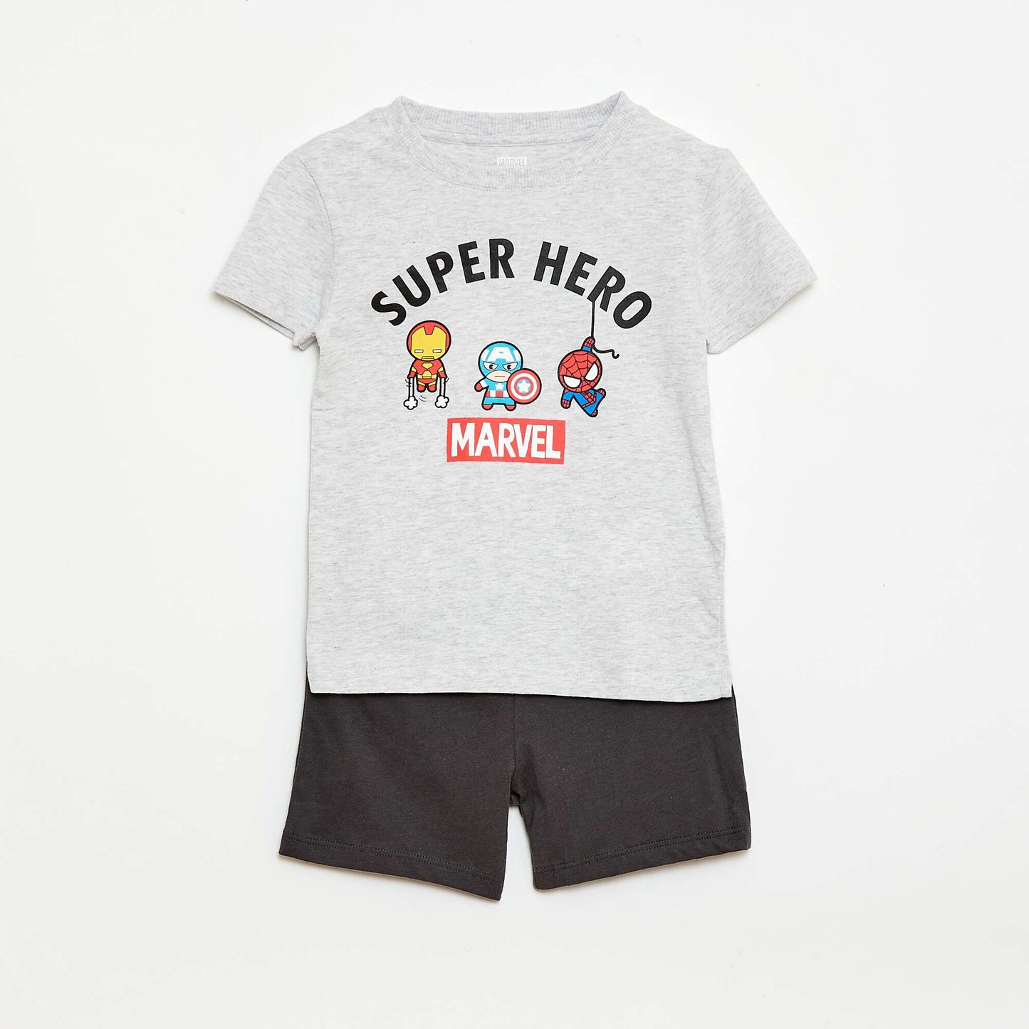 Pyjama short 2 pièces 'Marvel' GRIS
