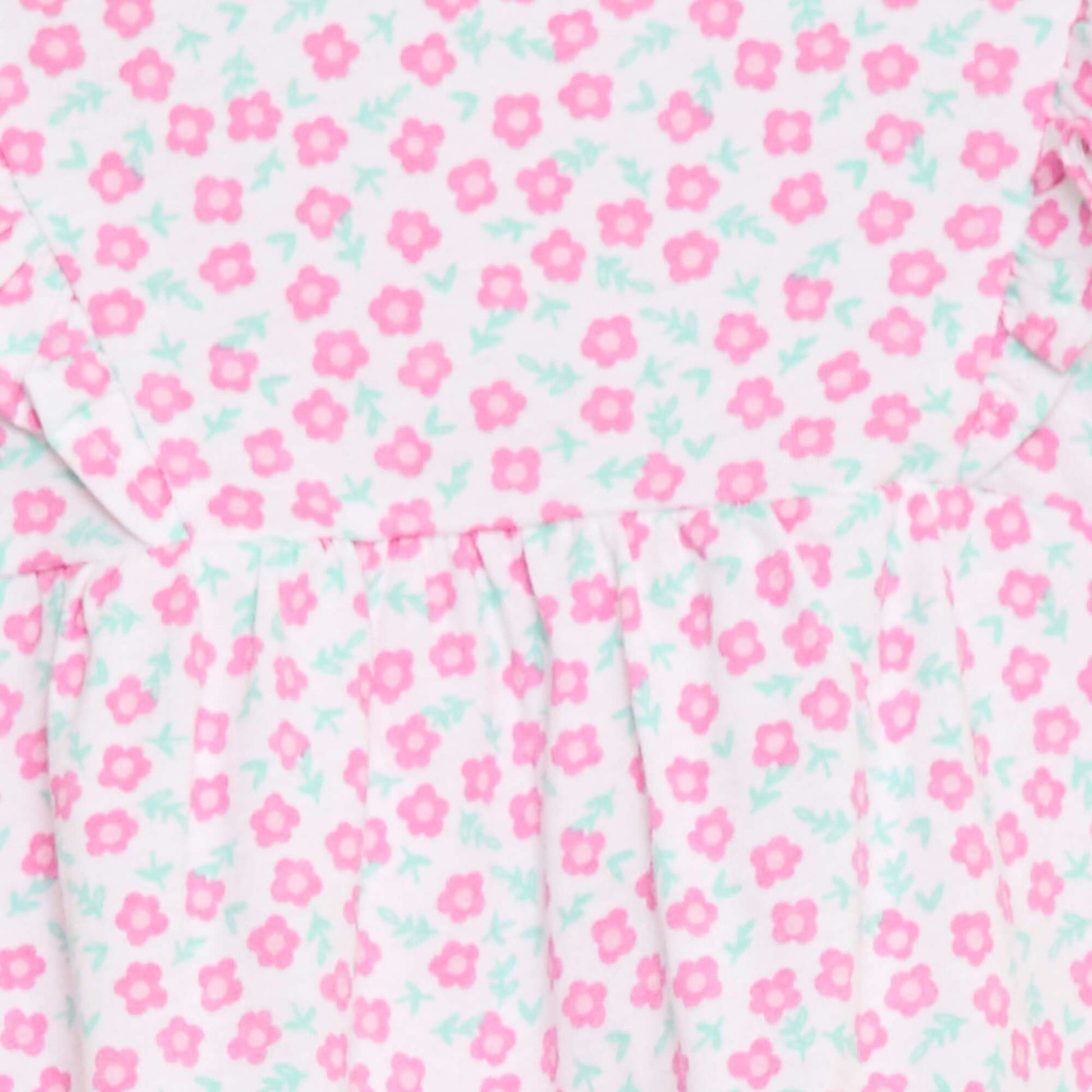 Barboteuse imprimée en jersey de coton ROSE