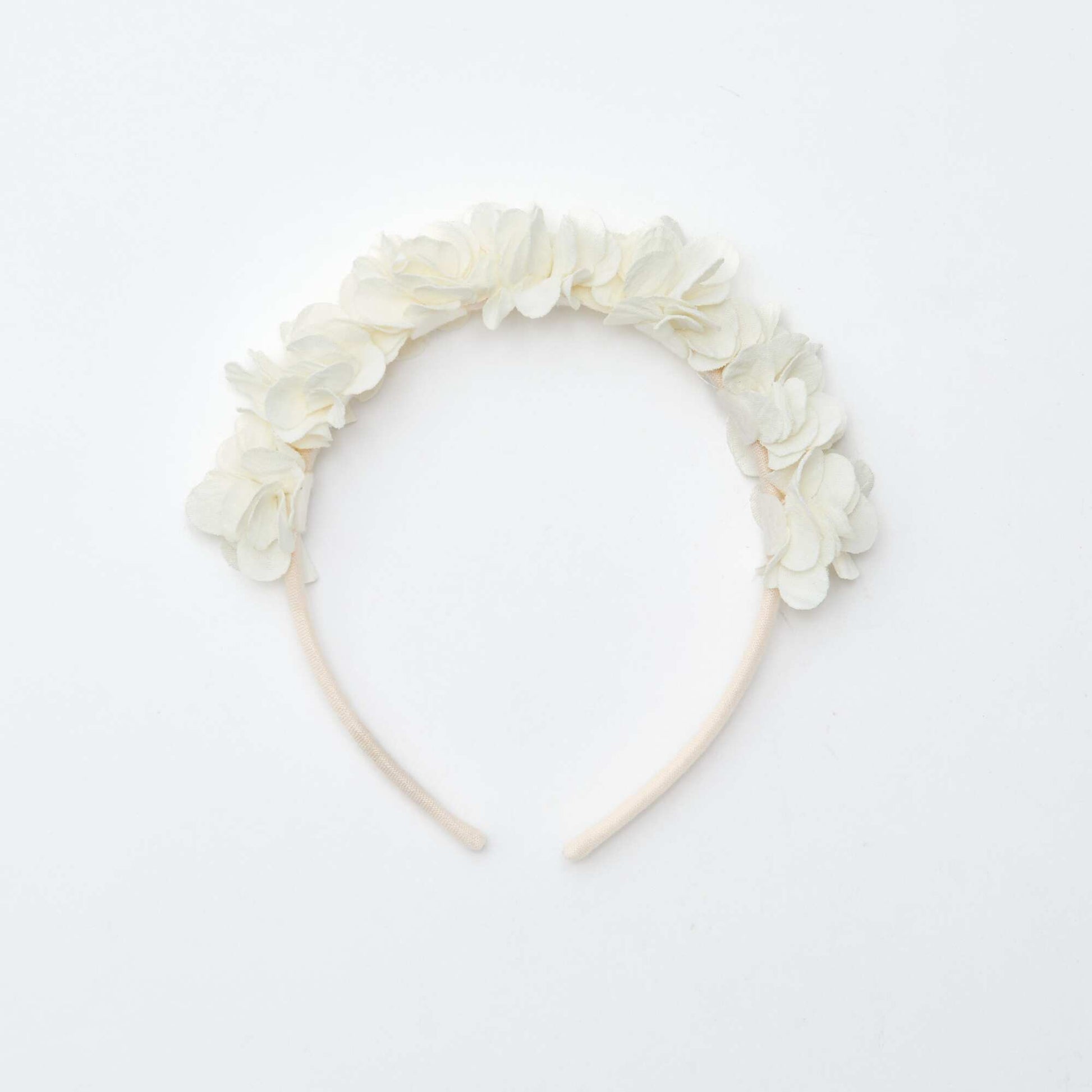 Serre-tête fleuri BLANC