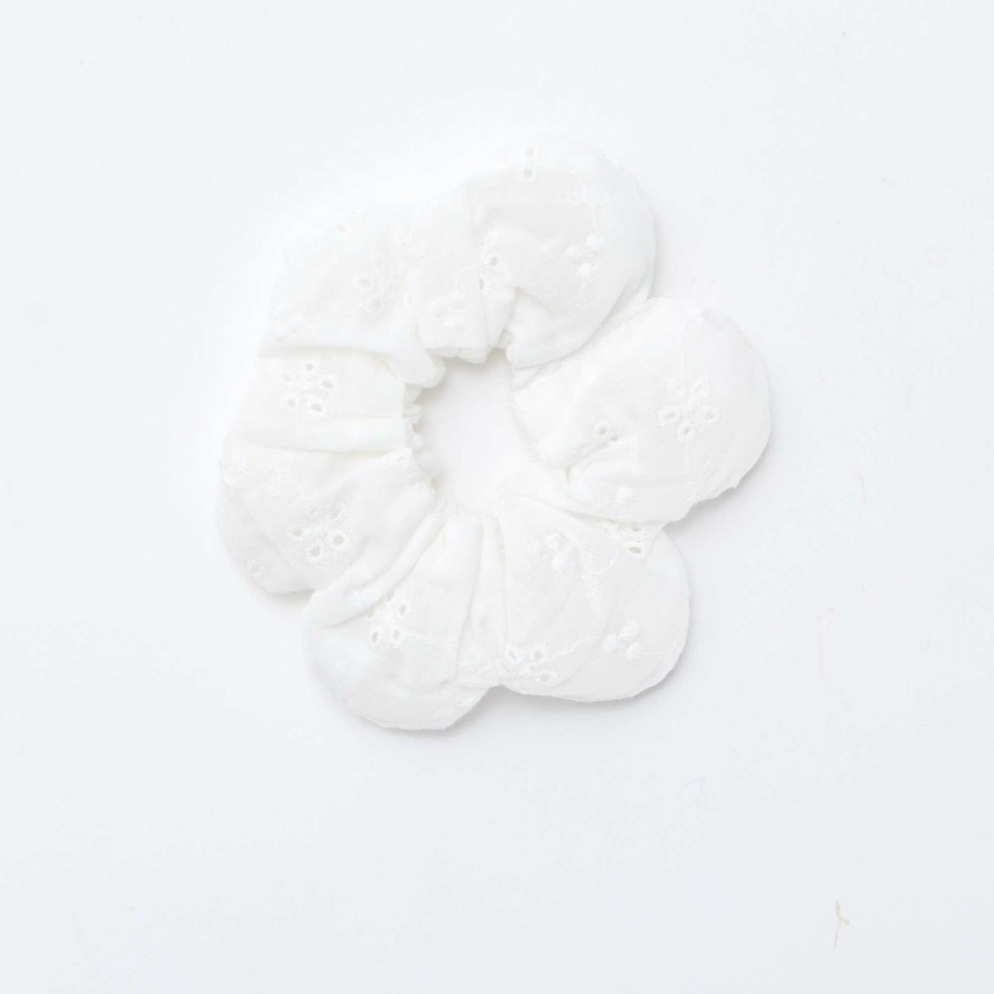 Chouchou brodé BLANC