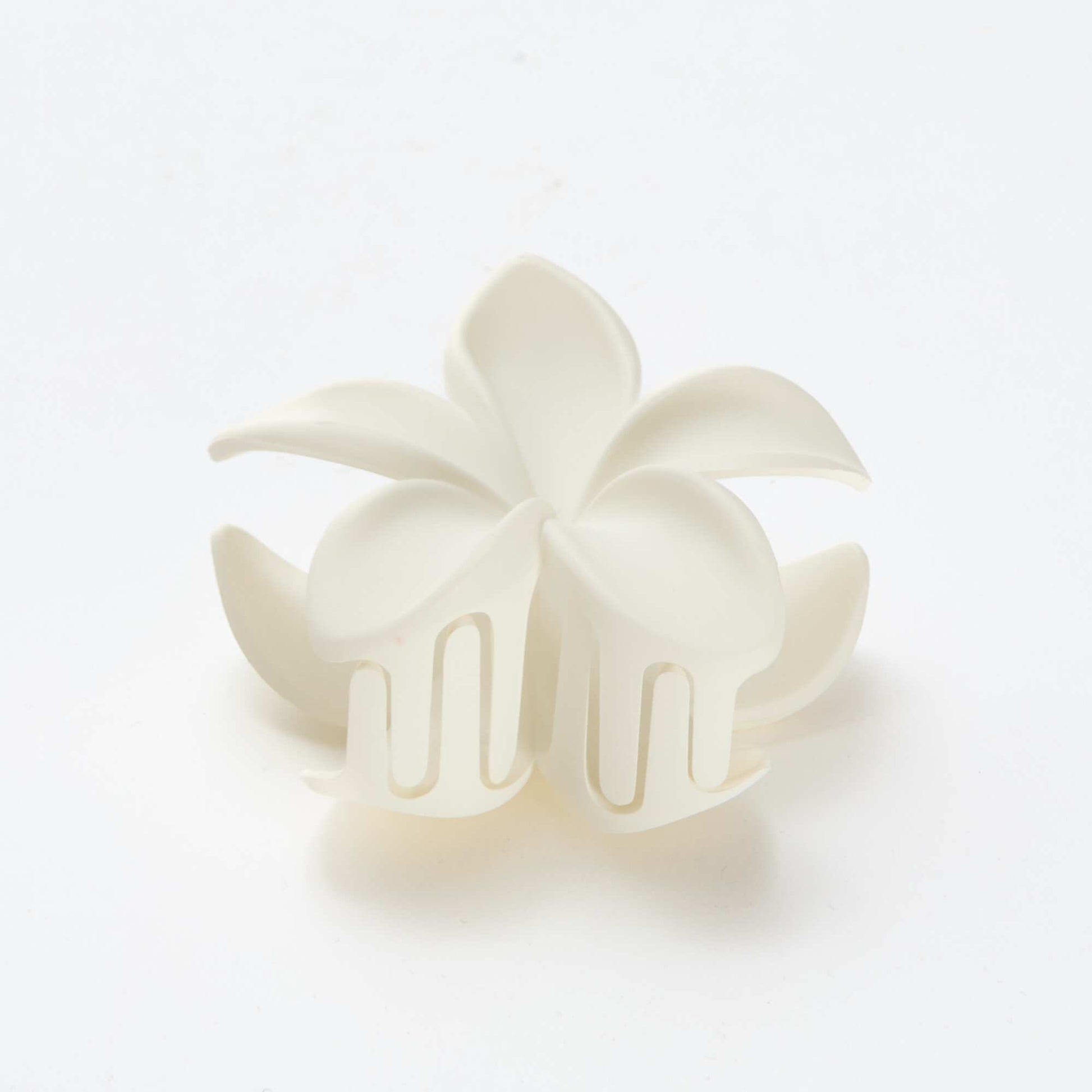 Grande pince crabe forme fleur BLANC