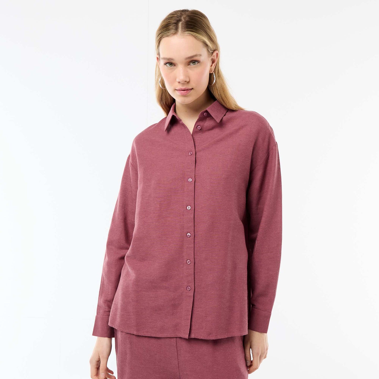 Chemise en lin mélangé ROSE