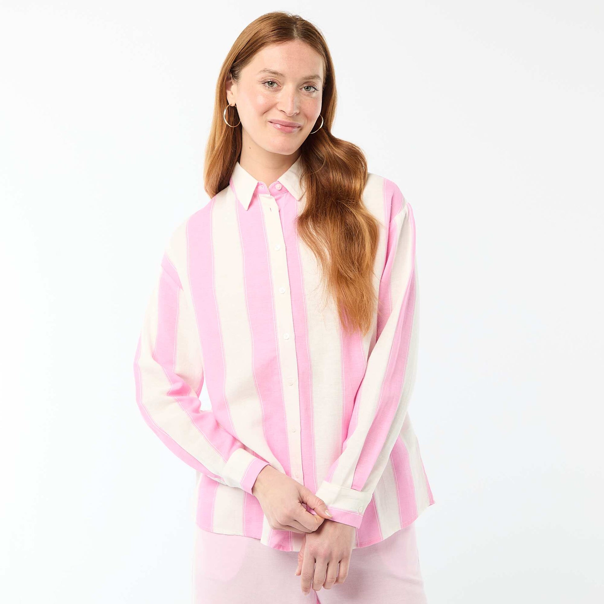 Chemise en lin mélangé ROSE