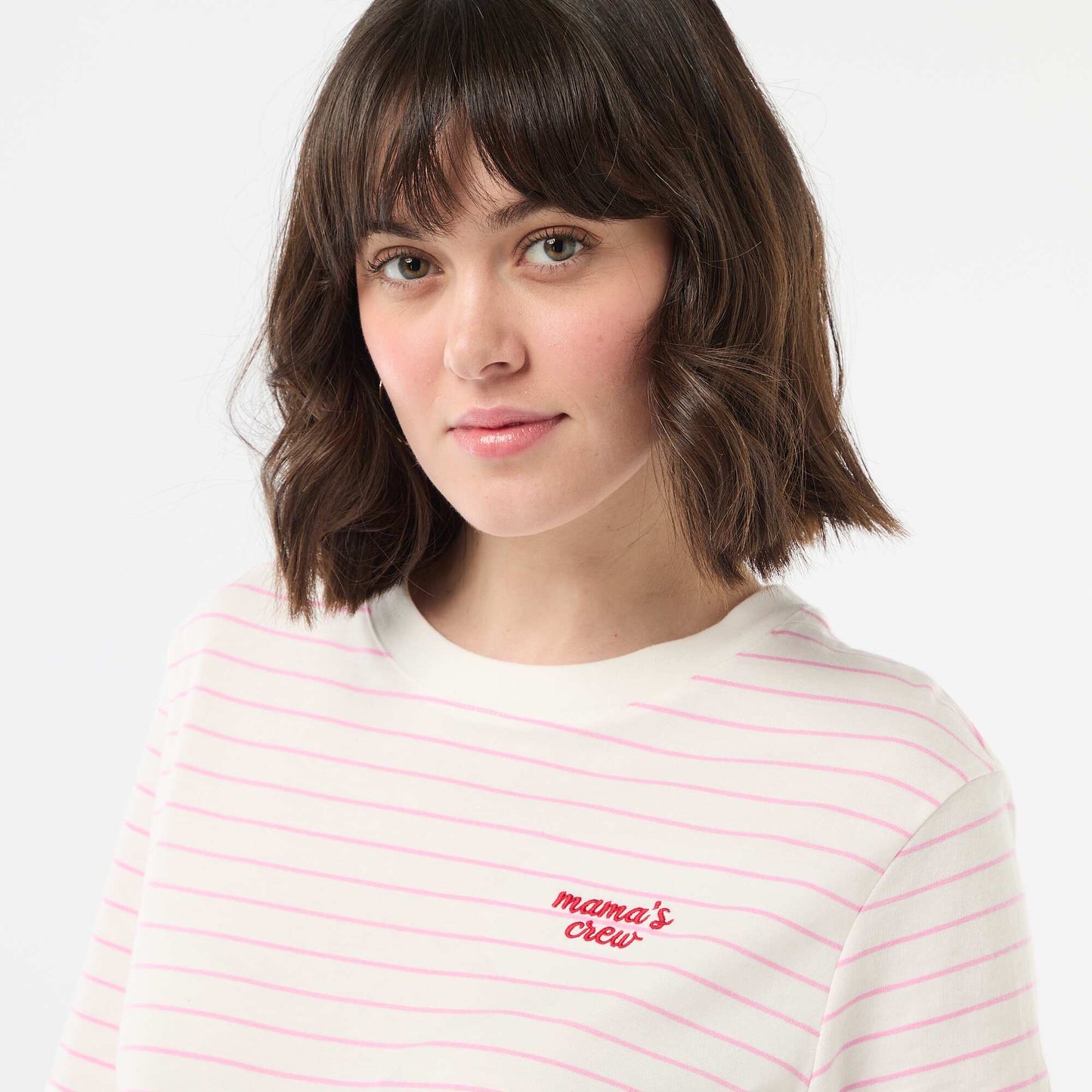 T-shirt 'fête des mères' manches courtes ROSE